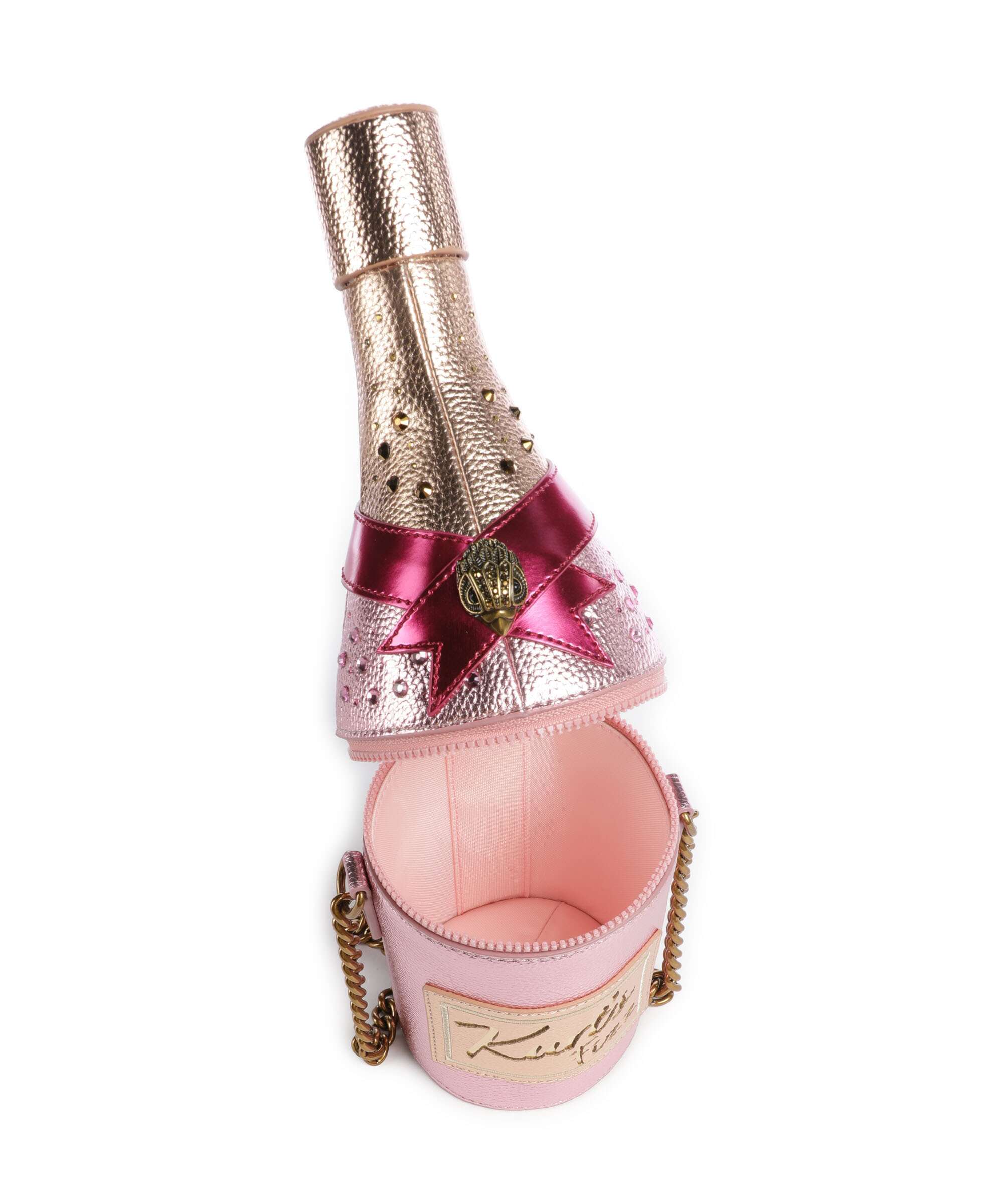 Kurt Geiger Champagne Bottle Torba przez ramię pink - Image 7