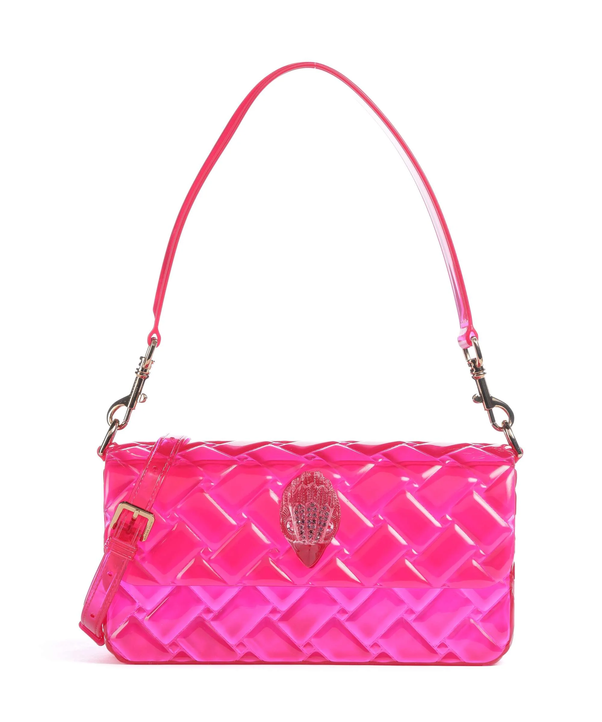 Kurt Geiger Jelly Kensington Torba na ramię fuchsia