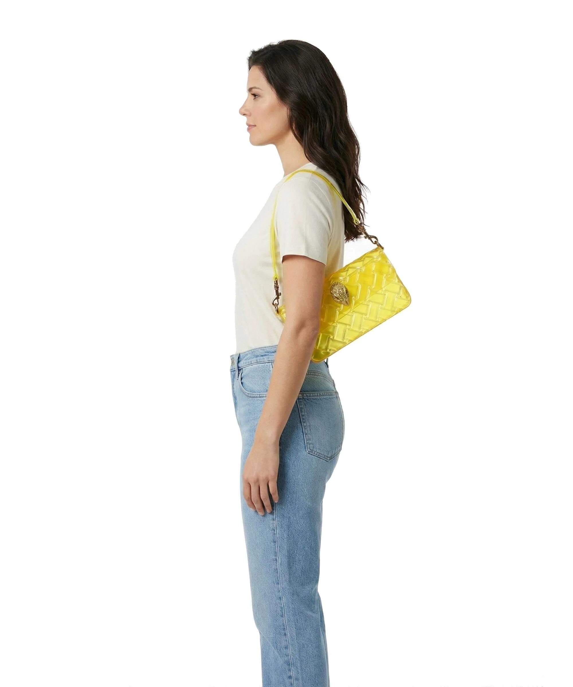 Kurt Geiger Jelly Kensington Torba na ramię yellow - Image 4