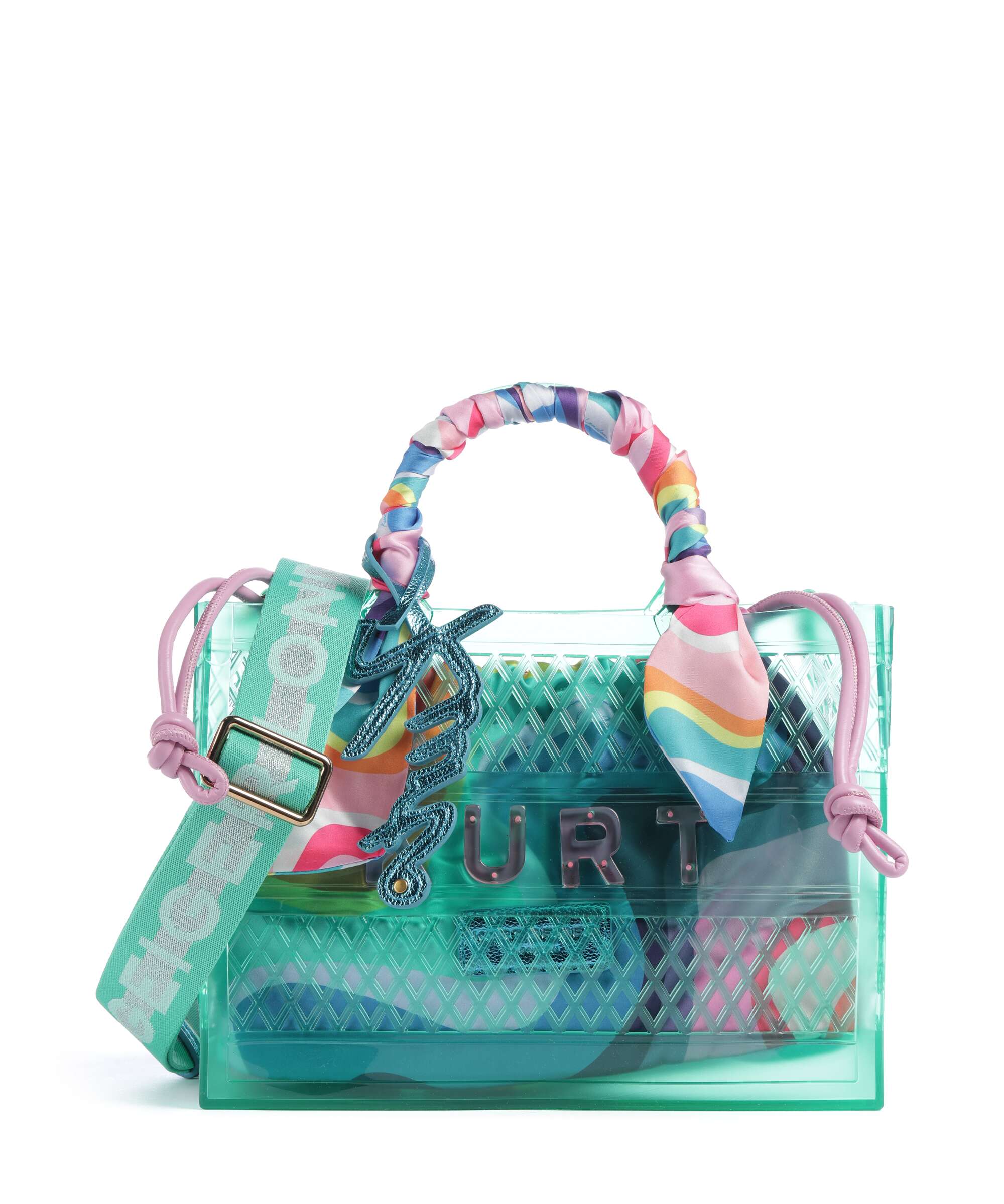 Kurt Geiger Jelly Small Torebka pale green