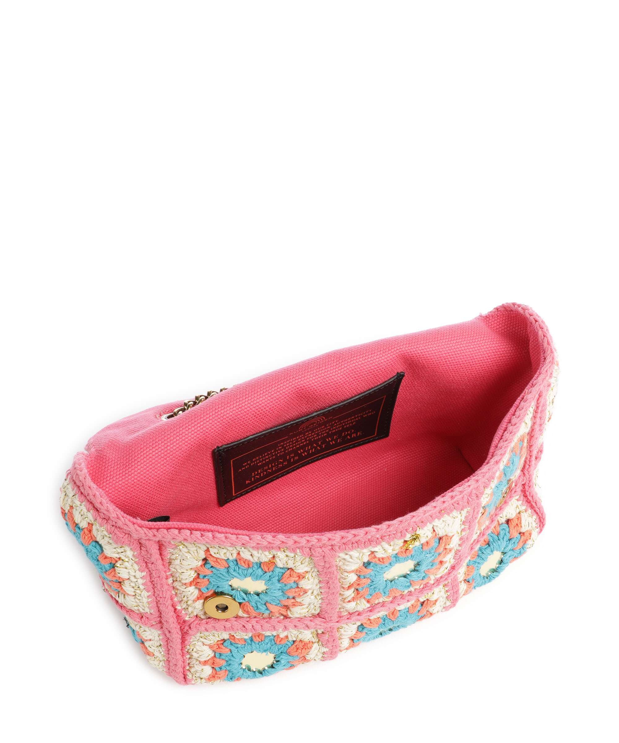 Kurt Geiger Kensington Crochet Torba przez ramię pink combination - Image 6