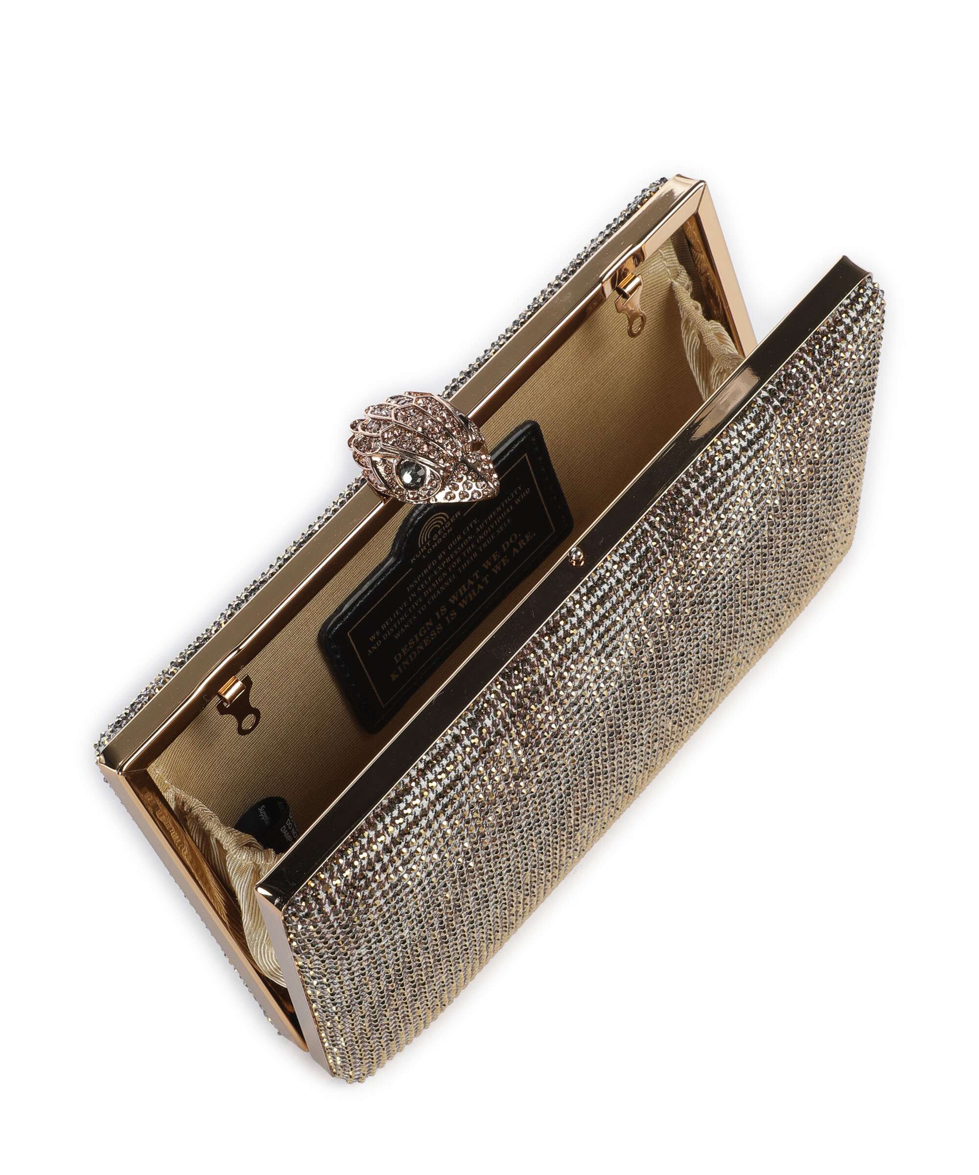 Kurt Geiger Kensington Crystal Kopertówka beige - Image 5