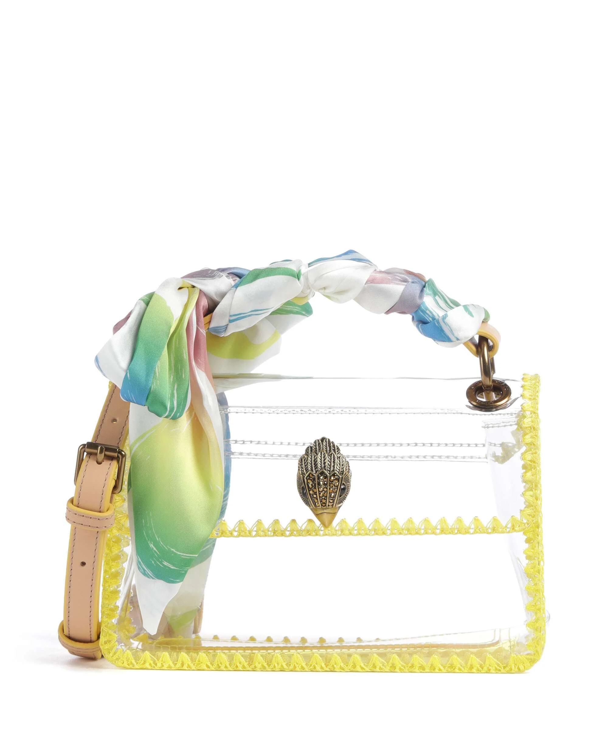 Kurt Geiger Kensington Vinyl Mini Torba przez ramię yellow
