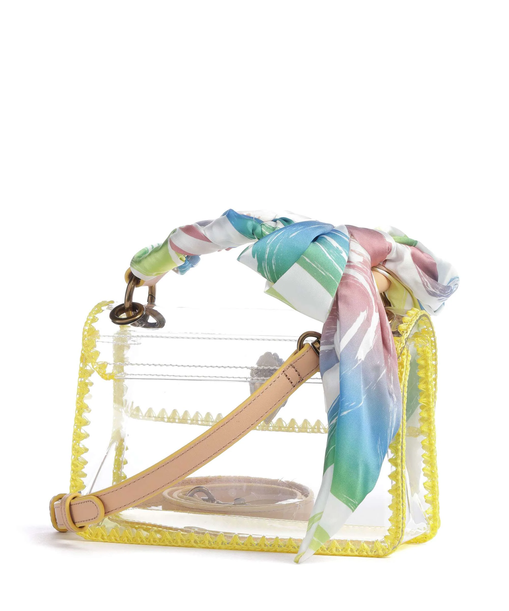 Kurt Geiger Kensington Vinyl Mini Torba przez ramię yellow - Image 2