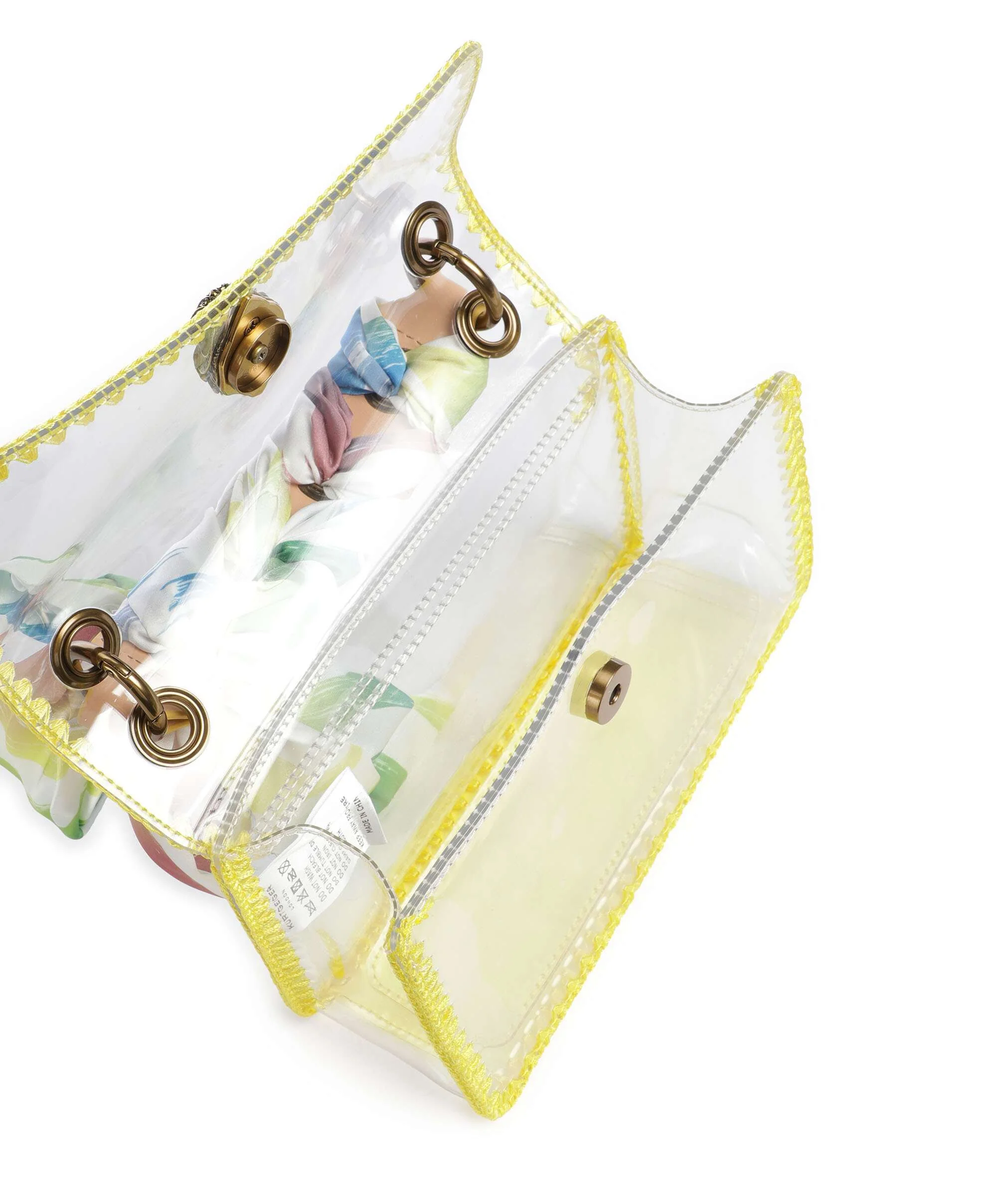 Kurt Geiger Kensington Vinyl Mini Torba przez ramię yellow - Image 6