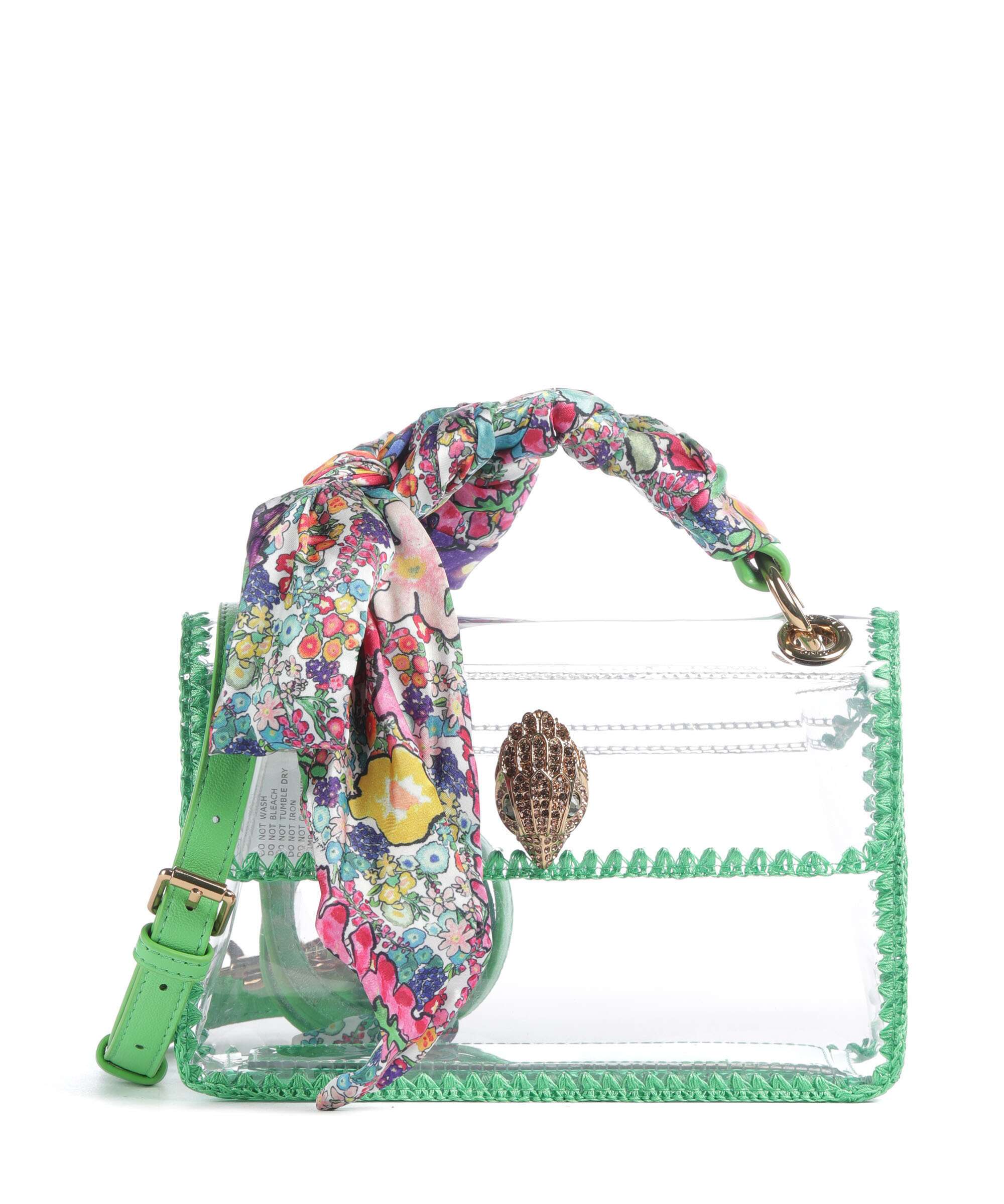 Kurt Geiger Kensington Vinyl Mini Torba przez ramię green combination