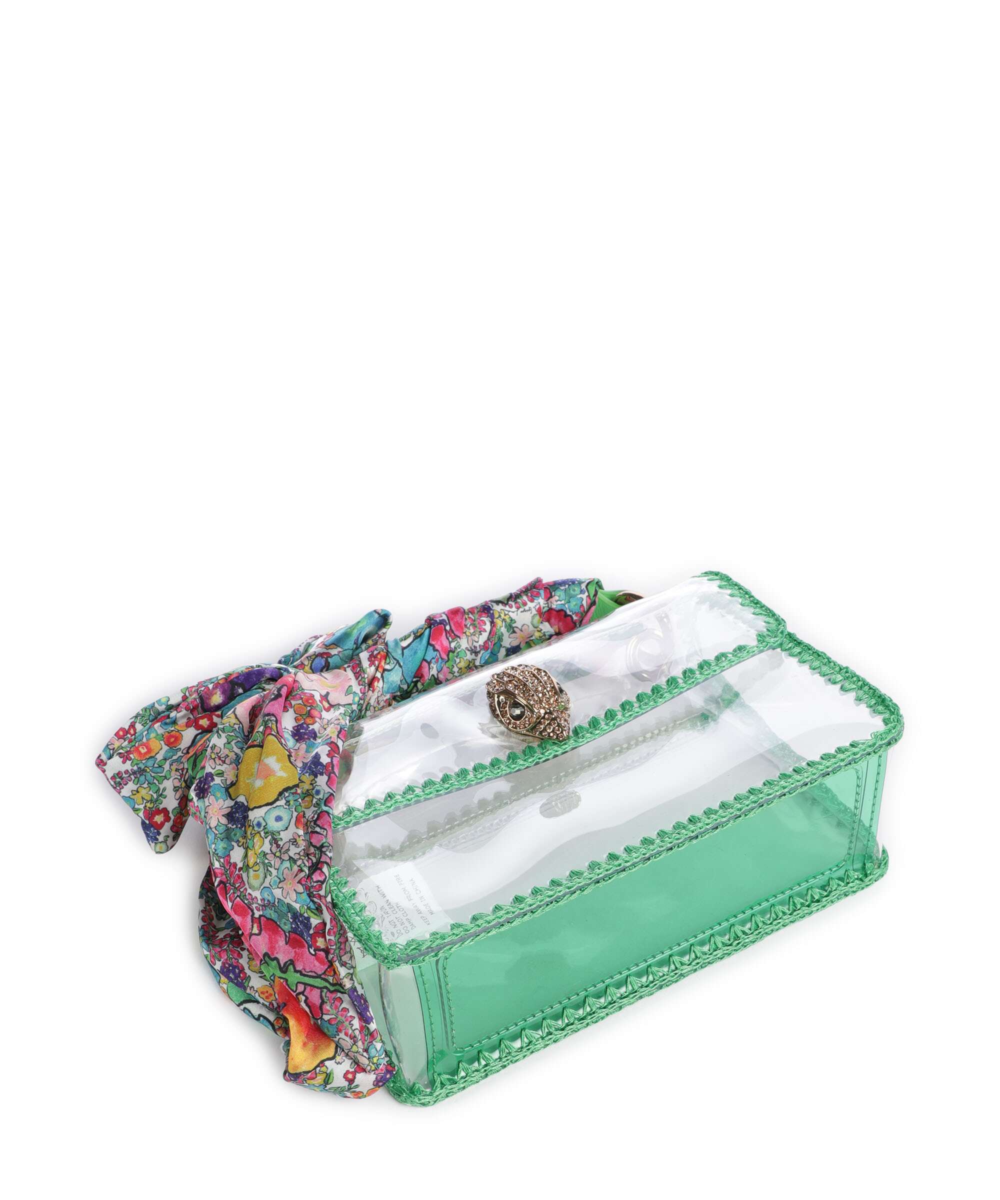 Kurt Geiger Kensington Vinyl Mini Torba przez ramię green combination - Image 5