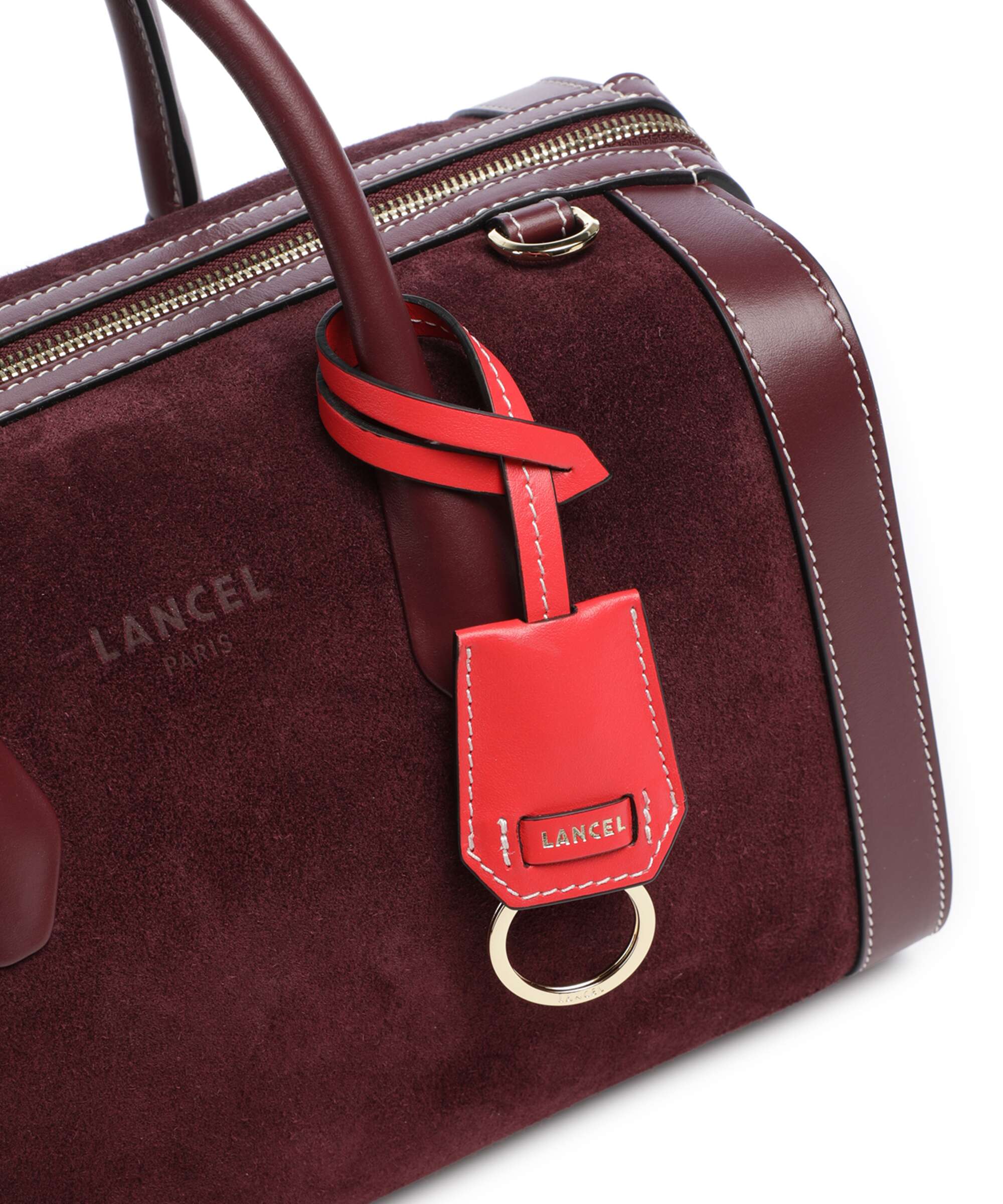 Lancel BCBG Bowling M Torebka cassis - Image 4