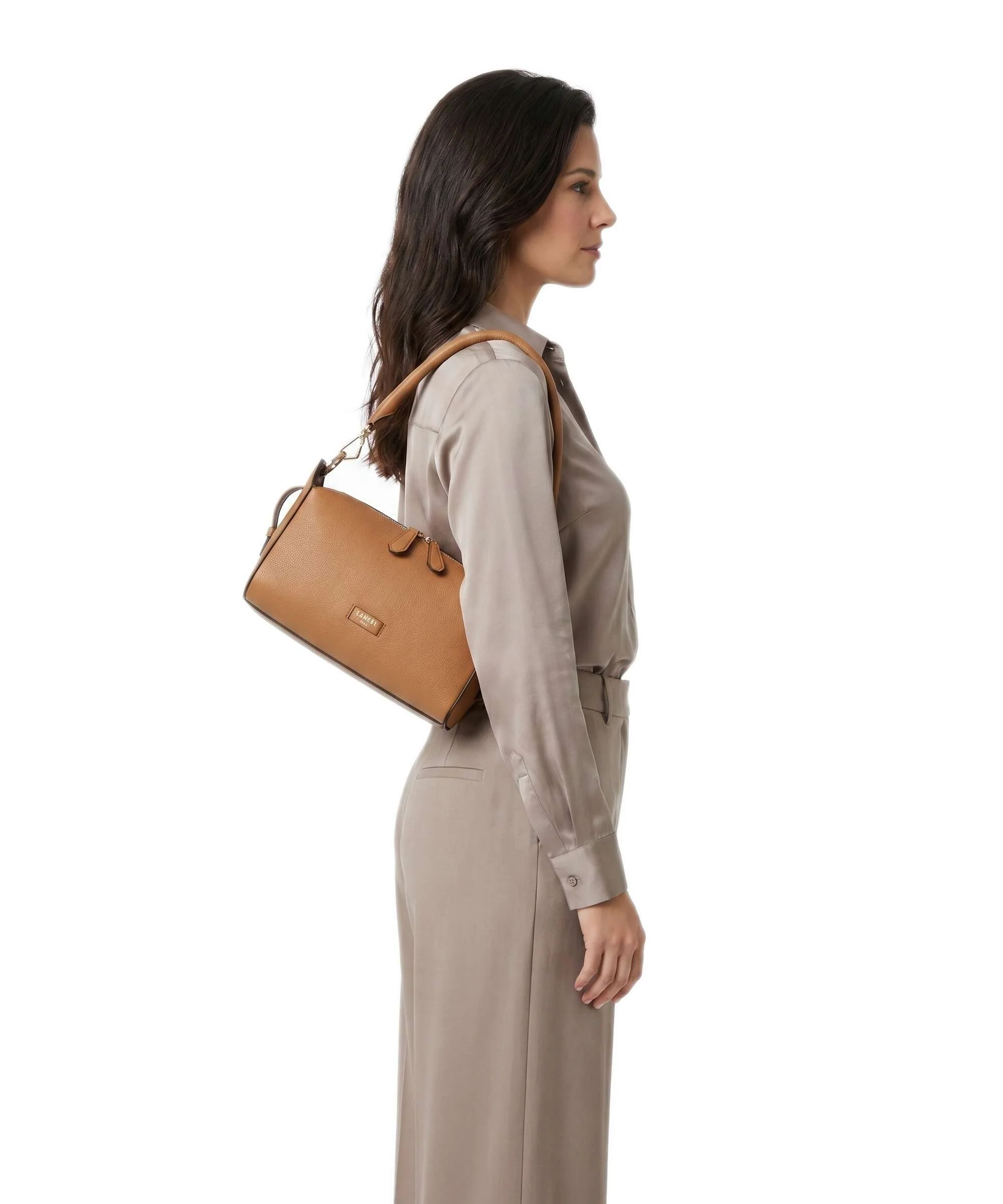 Lancel Louison M Torba na ramię camel - Image 3