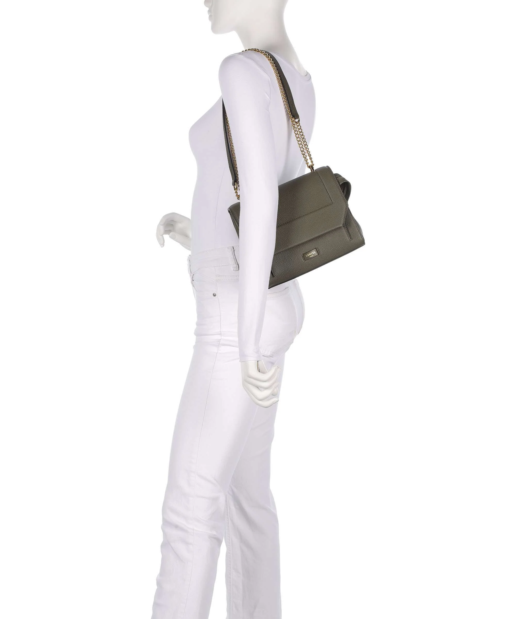 Lancel Ninon M Torba na ramię dark khaki - Image 3