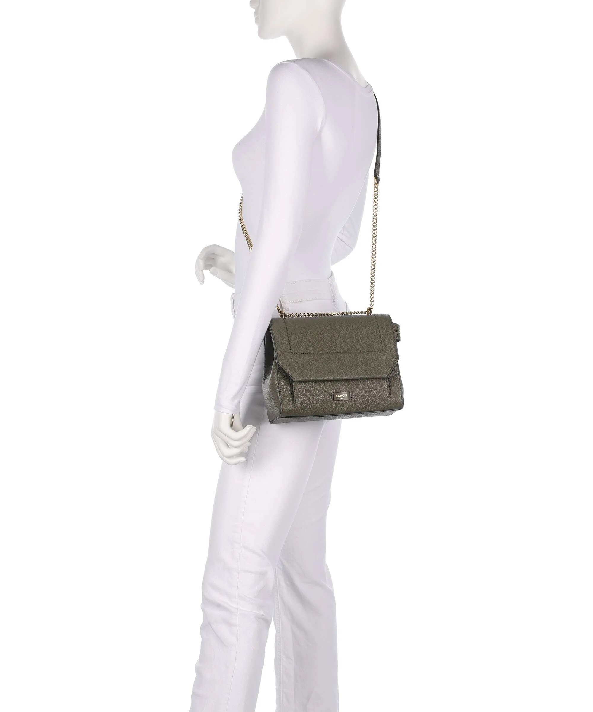 Lancel Ninon M Torba na ramię dark khaki - Image 4