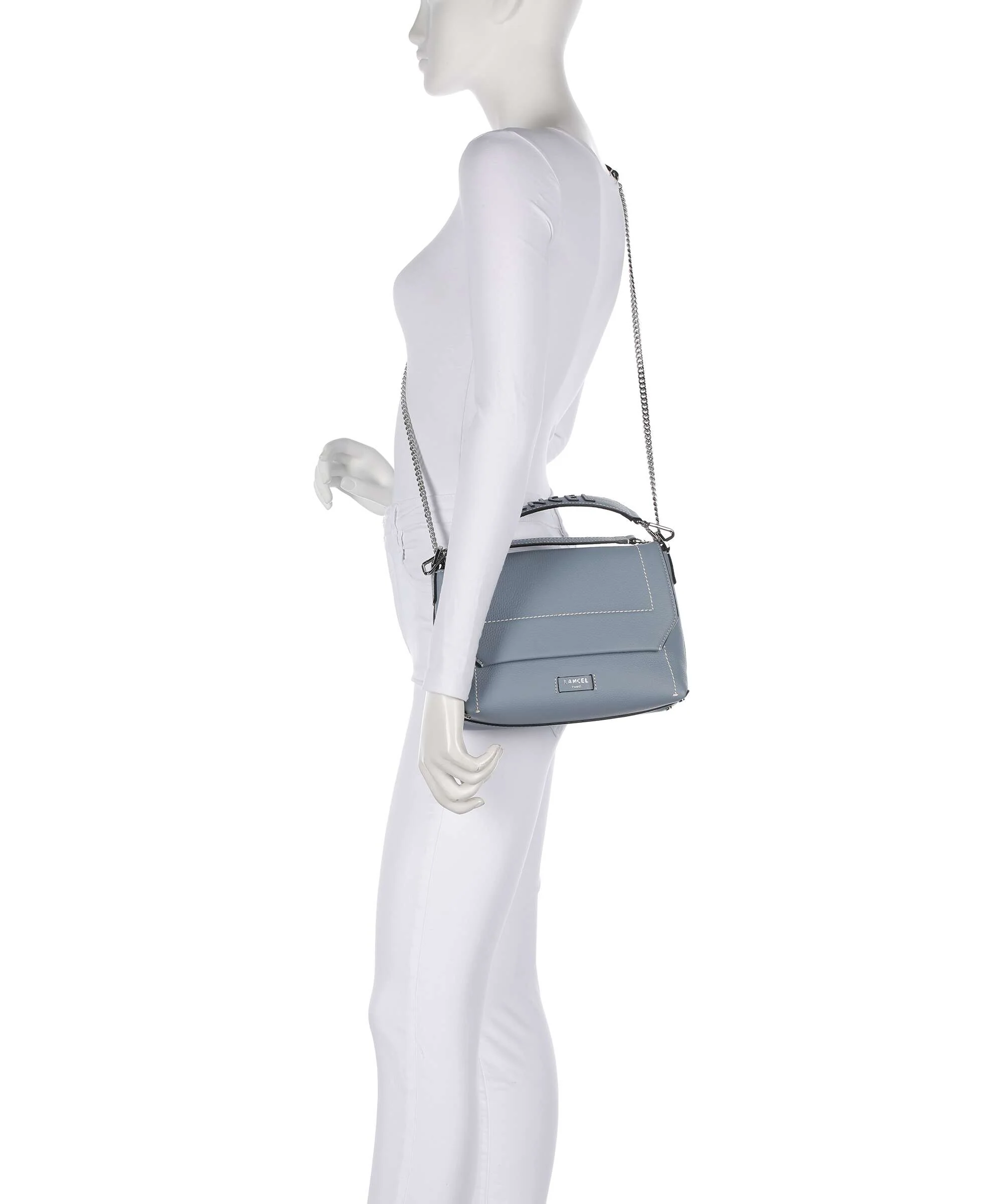Lancel Ninon M Torba na ramię blue foam - Image 4