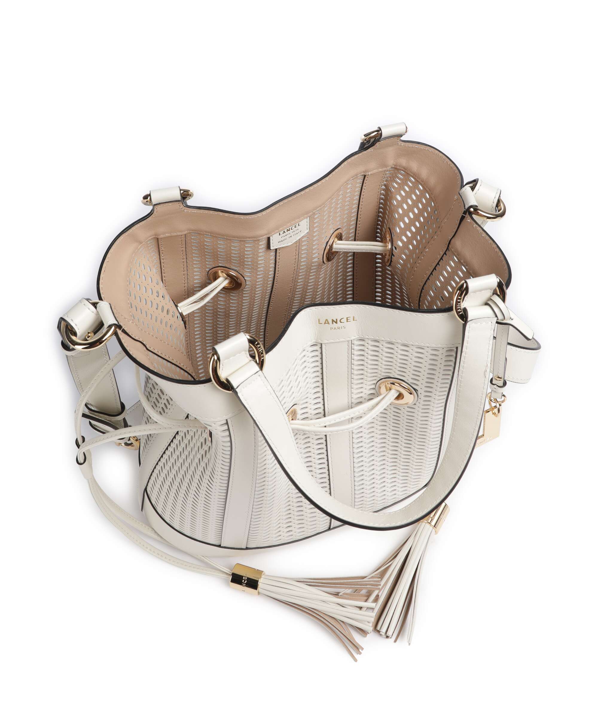 Lancel Premier Flirt M Torebka worek snow - Image 6