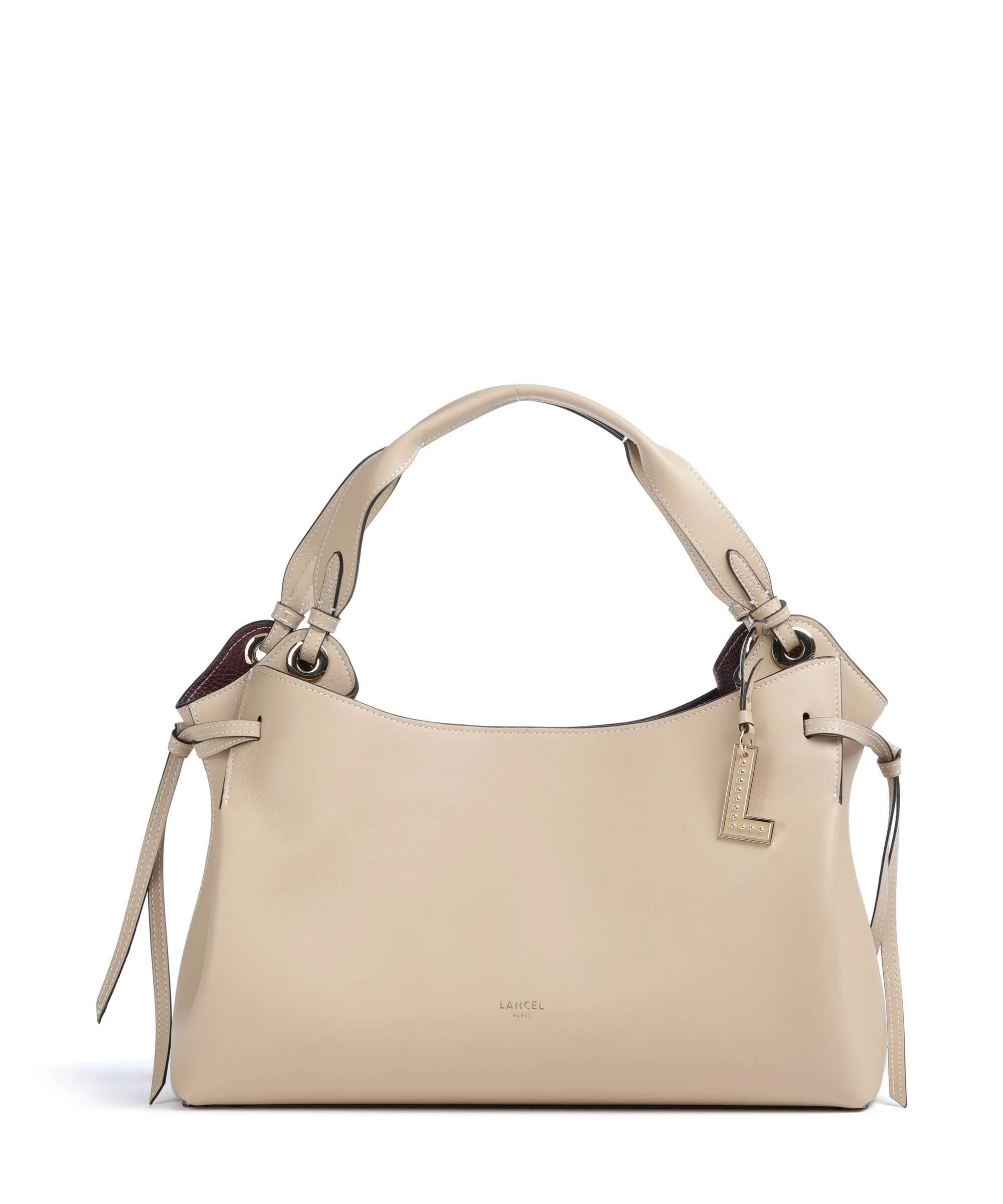 Lancel Swann M Torebka worek cappuccino