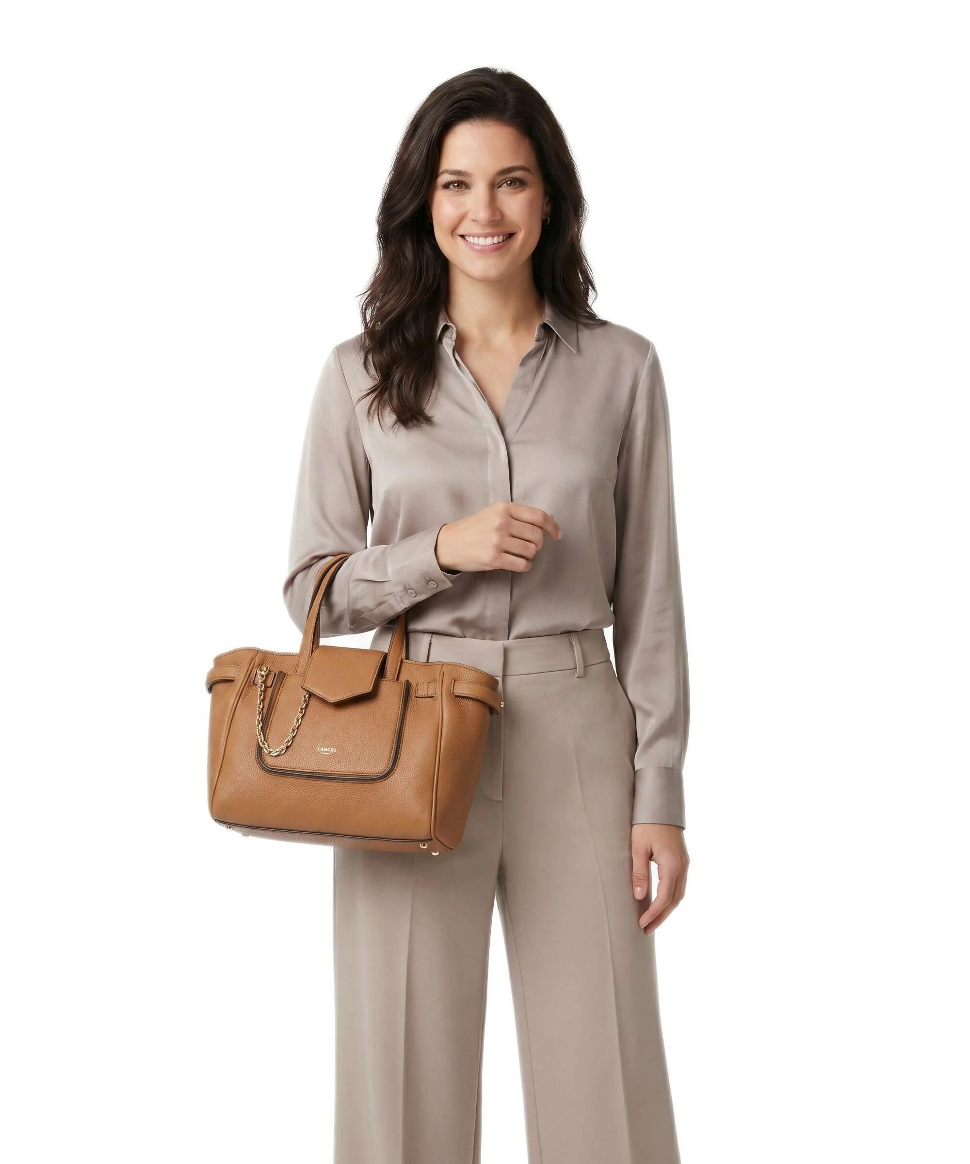 Lancel Théa S Torebka camel - Image 3