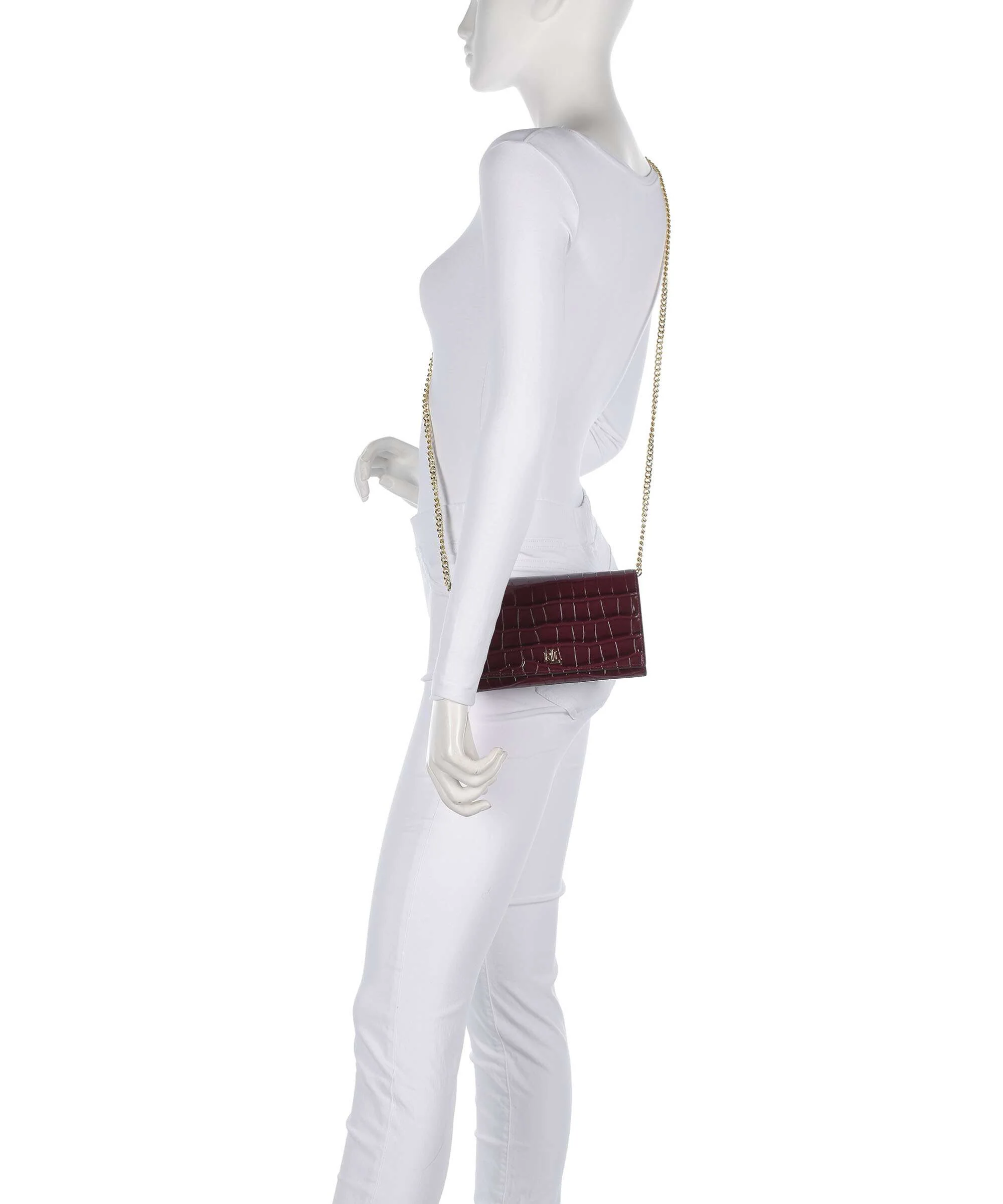 Lauren Ralph Lauren Adair II Large Portfel dark garnet - Image 3