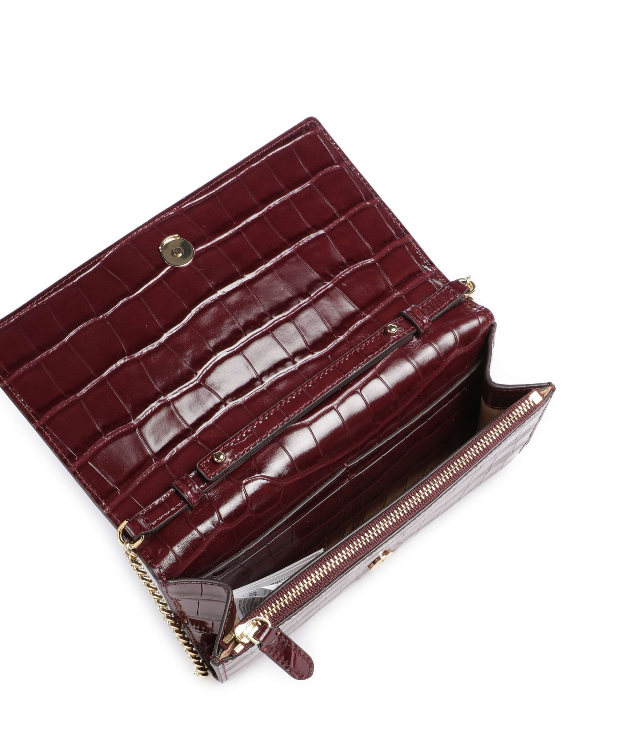 Lauren Ralph Lauren Adair II Large Portfel dark garnet - Image 6