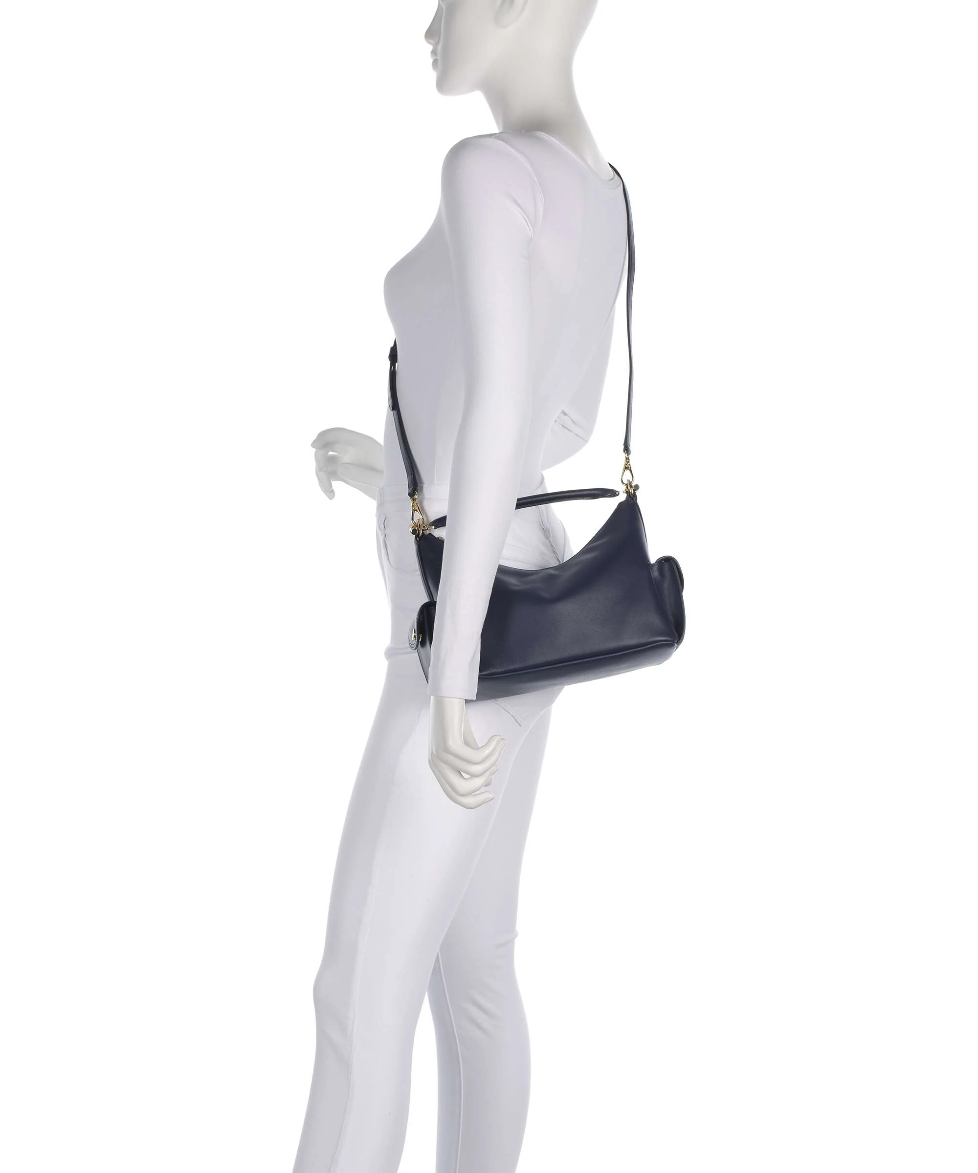 Lauren Ralph Lauren Blaike Small Torba na ramię refined navy - Image 4