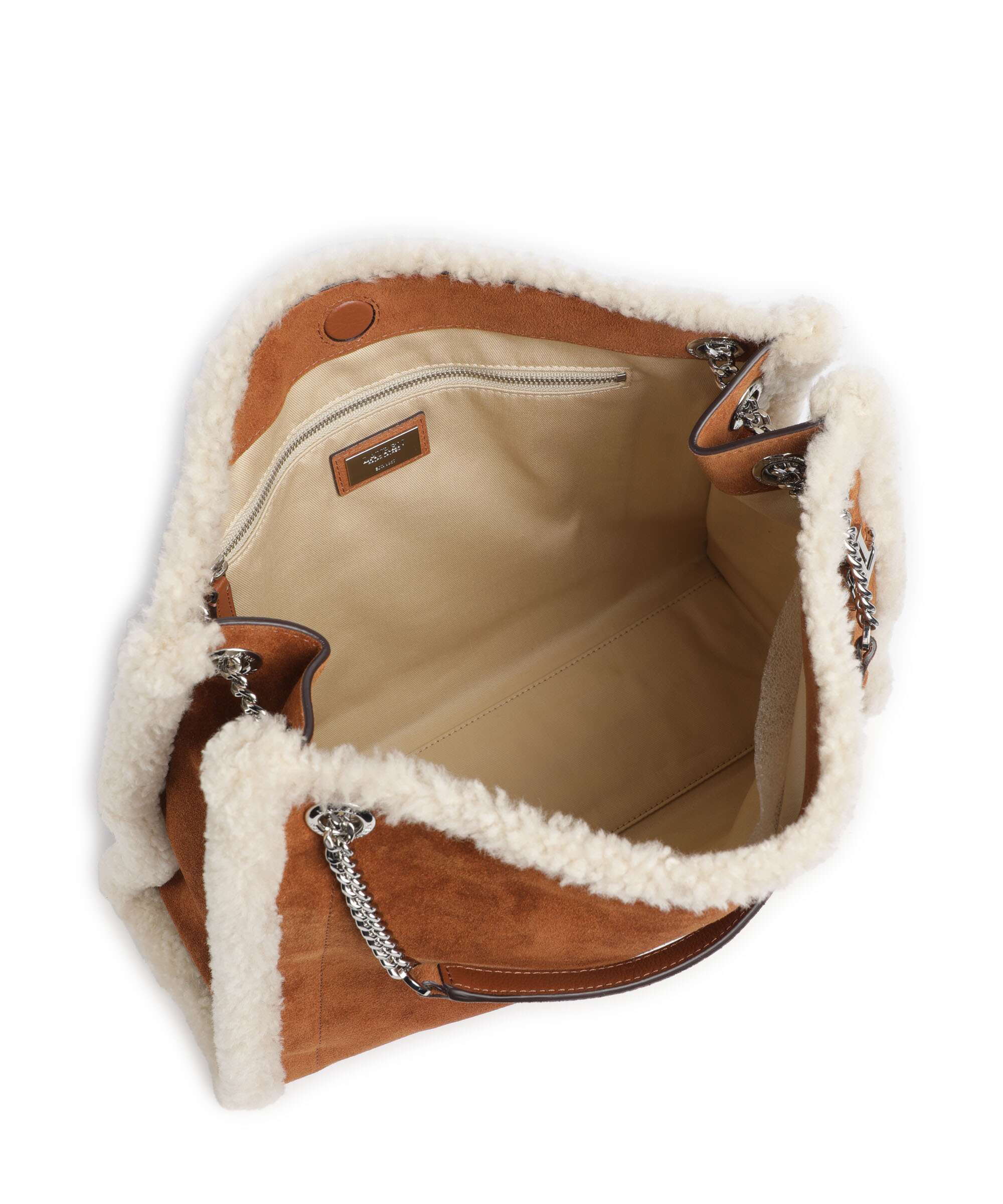 Lauren Ralph Lauren Bradley Large Torba na zakupy lauren tan/natural - Image 5