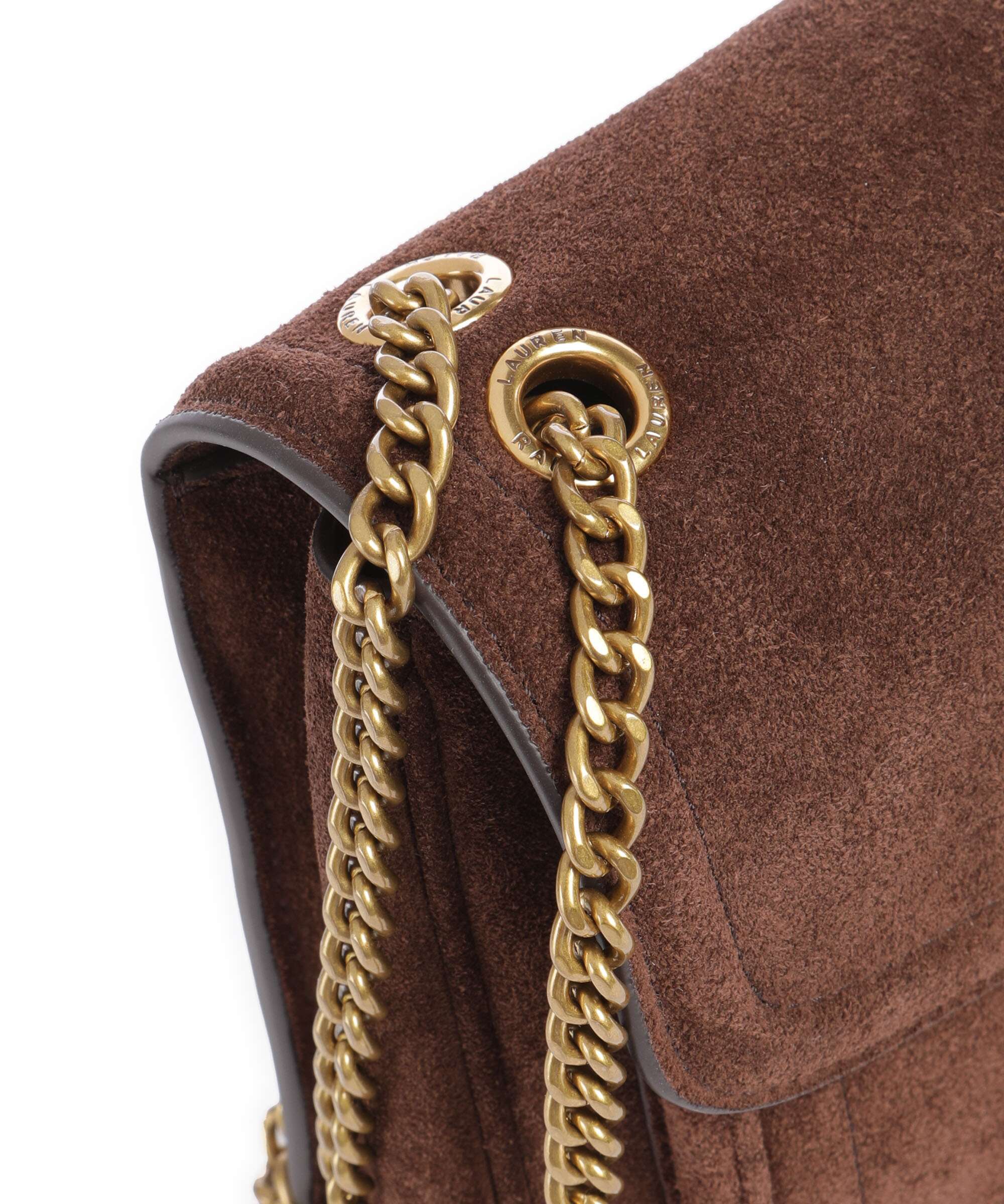 Lauren Ralph Lauren Bradley Small Torba na ramię dark hickory - Image 5
