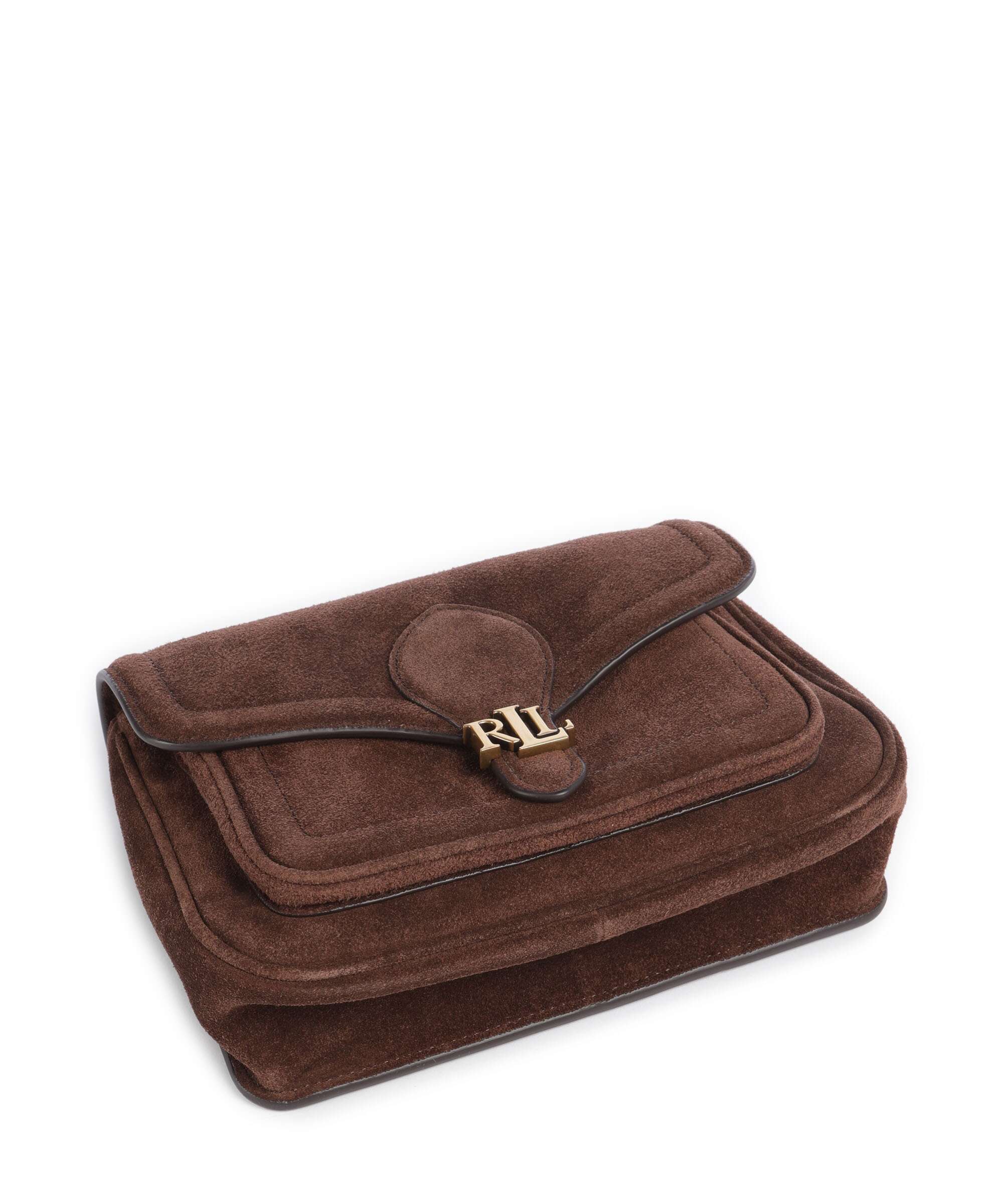 Lauren Ralph Lauren Bradley Small Torba na ramię dark hickory - Image 6