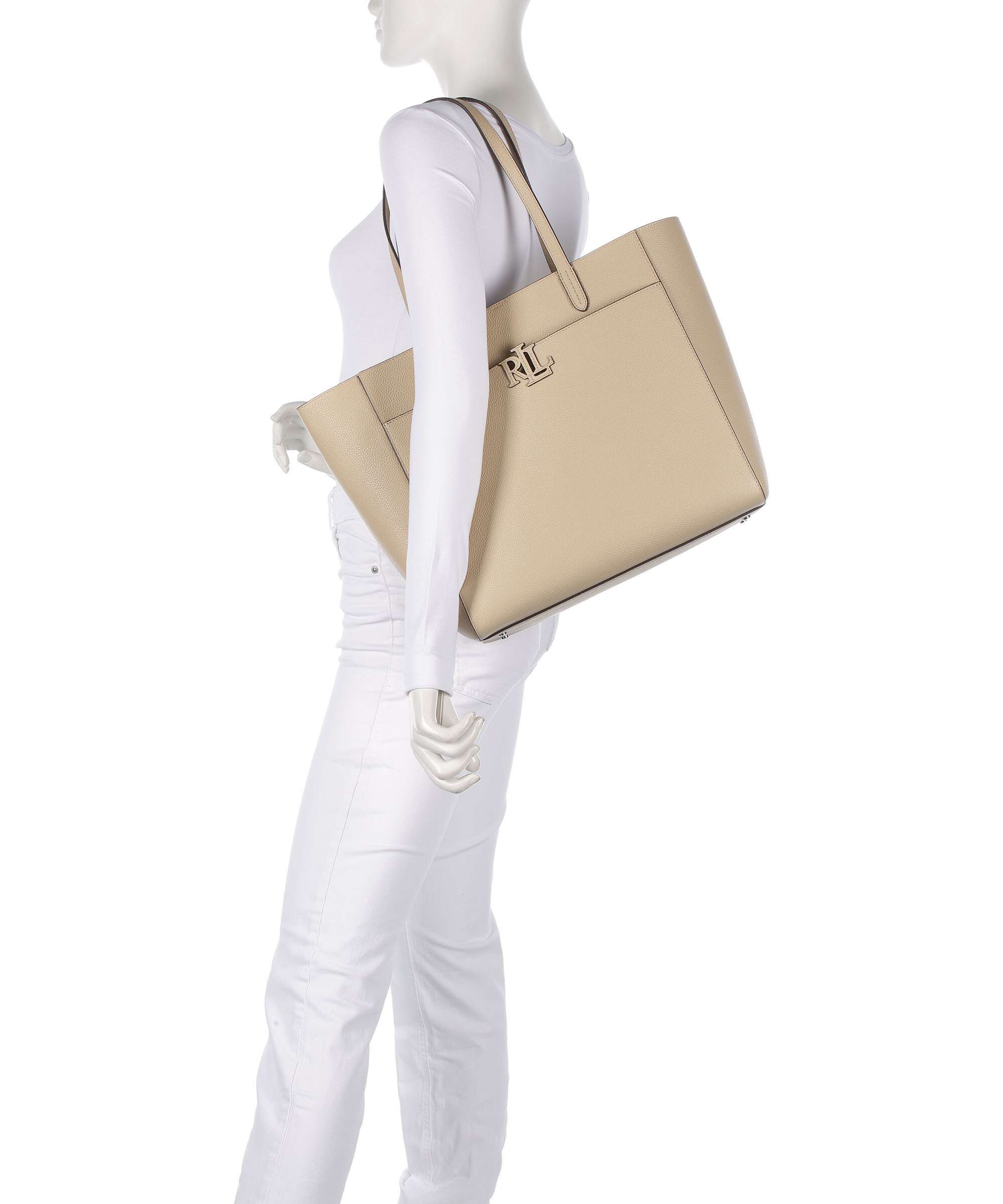 Lauren Ralph Lauren Cameryn Large Torba na zakupy sand dune - Image 3