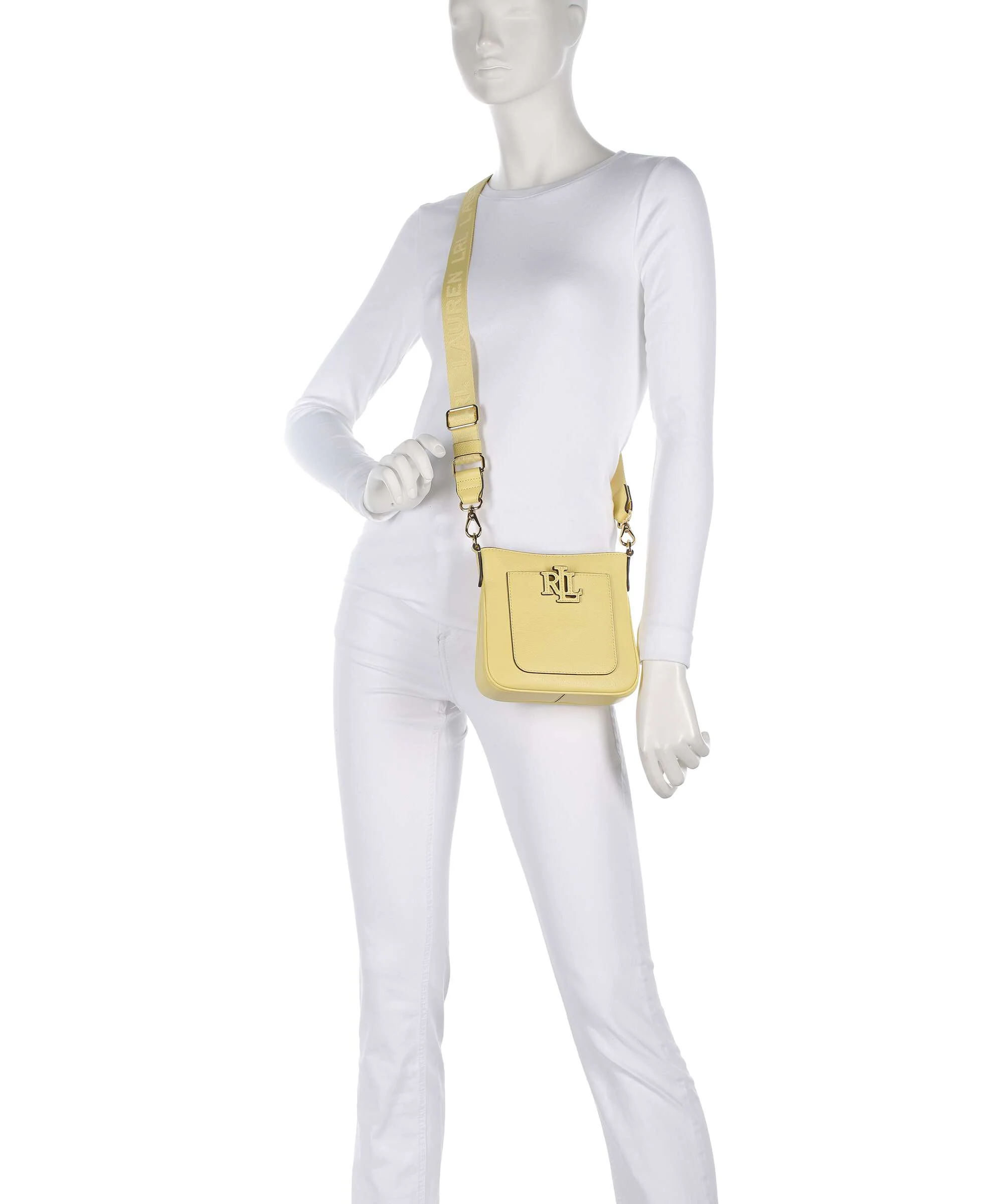 Lauren Ralph Lauren Cameryn Small Torba przez ramię lemon sorbet - Image 3