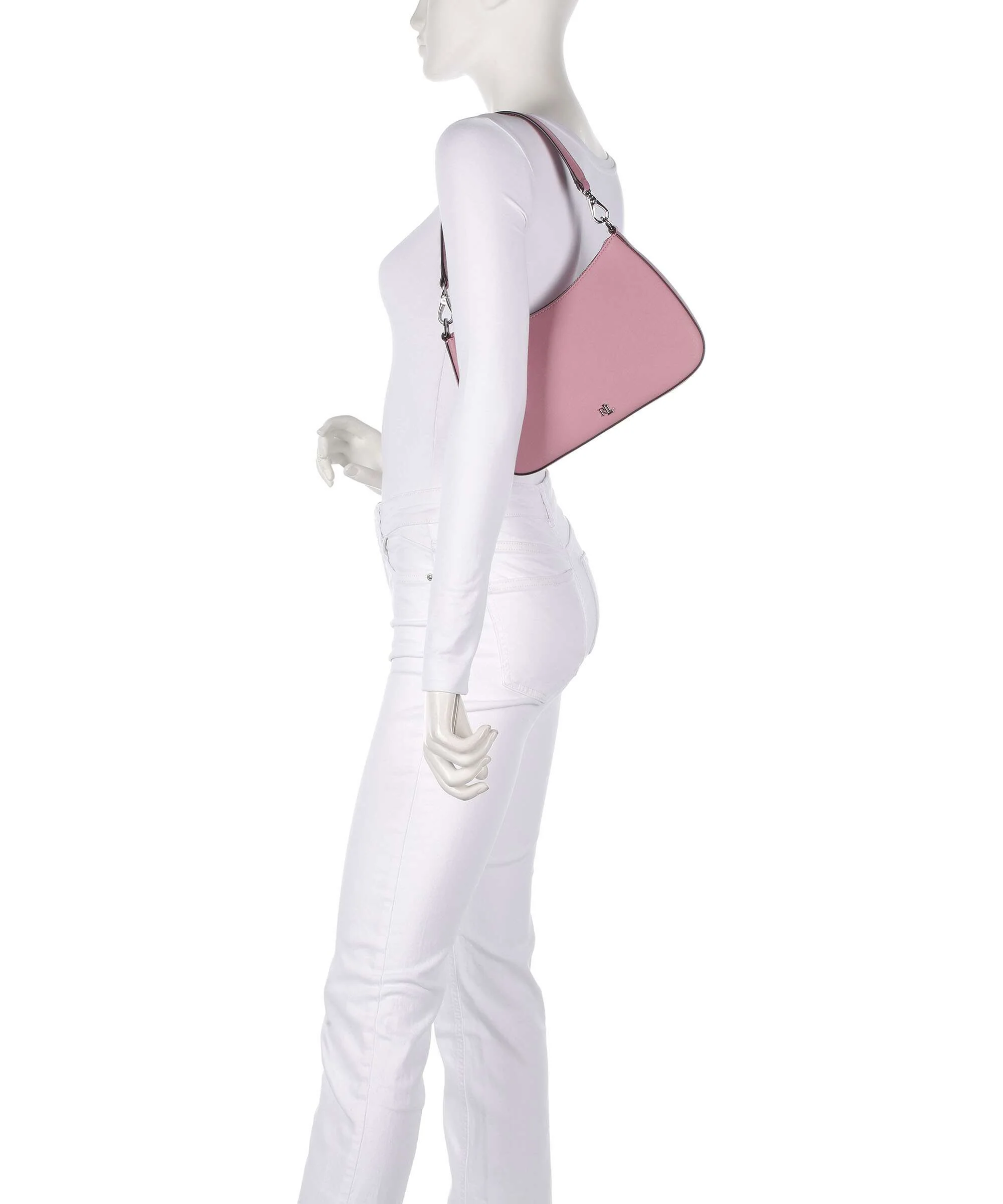 Lauren Ralph Lauren Danni 26 Torba na ramię rose mauve - Image 3