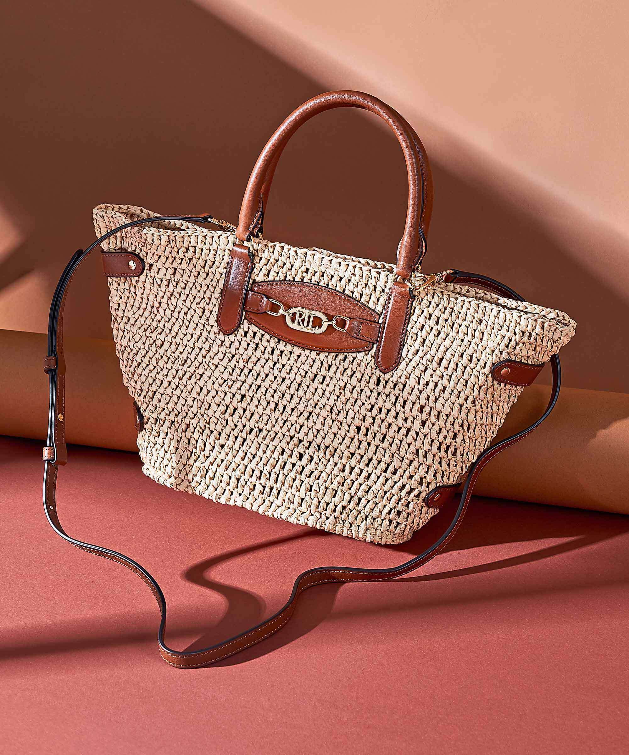 Lauren Ralph Lauren Daphney 20 Straw Torebka natural/lauren tan - Image 6