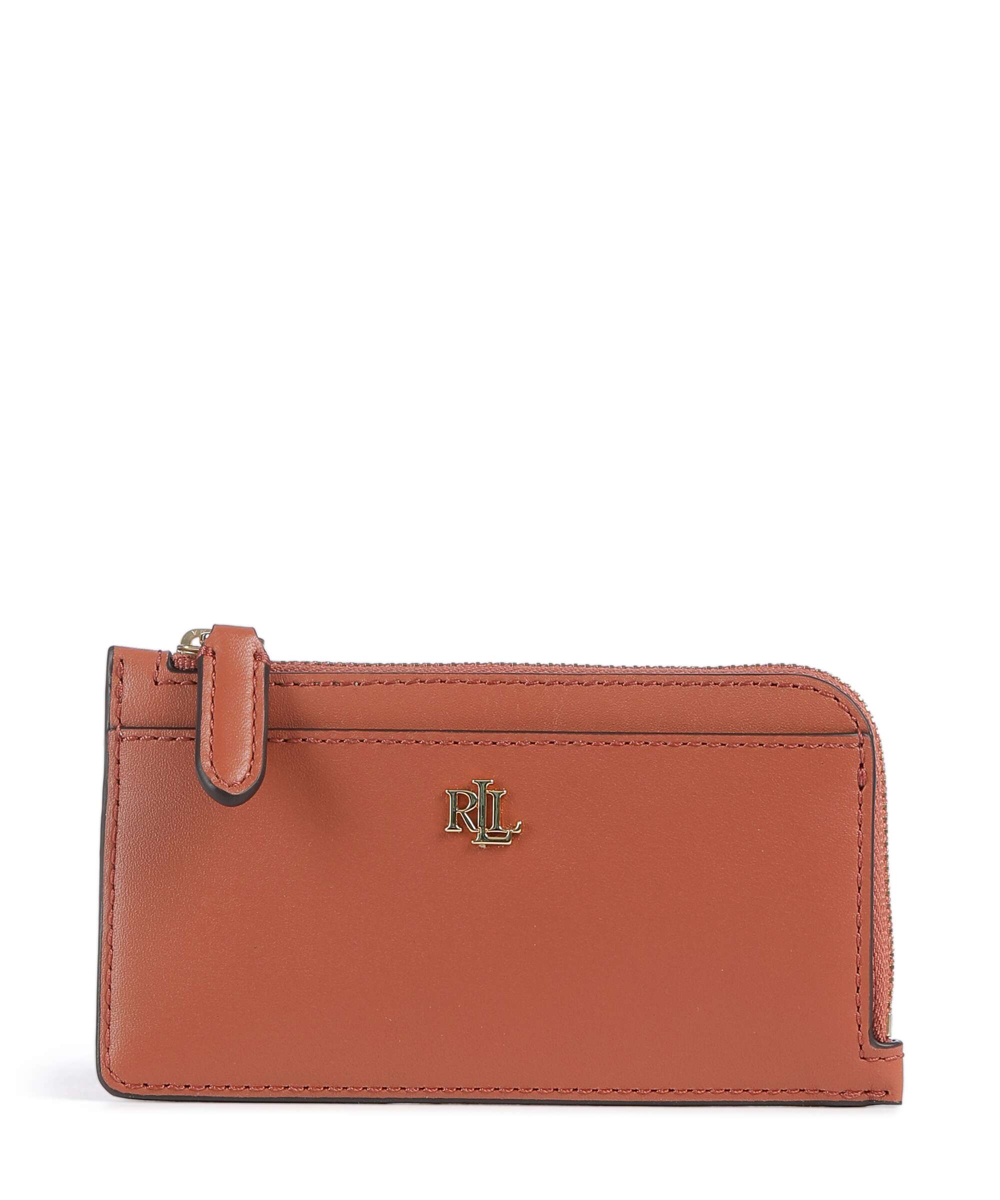 Lauren Ralph Lauren Etui na karty kredytowe red terracotta