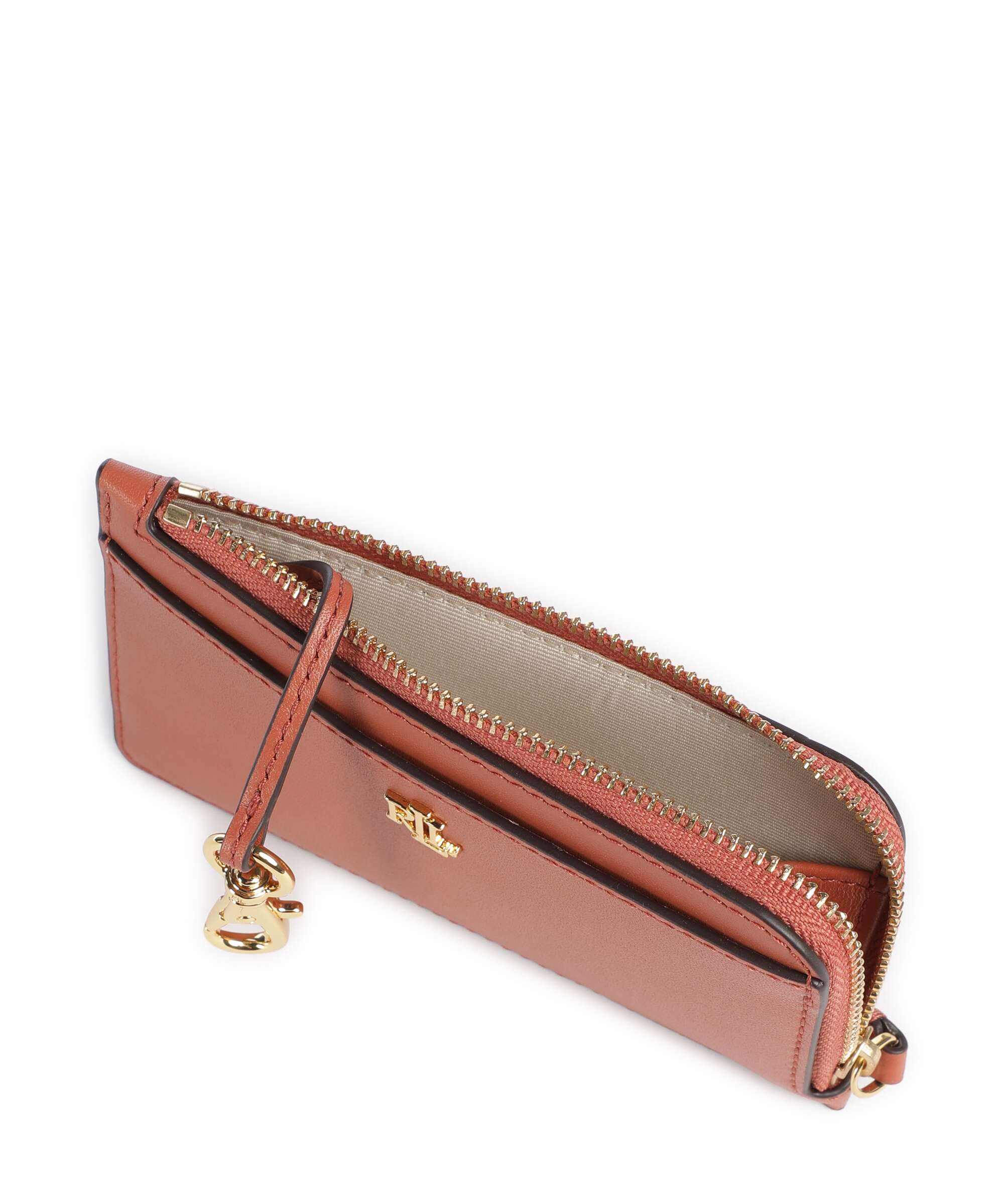 Lauren Ralph Lauren Etui na karty kredytowe red terracotta - Image 4