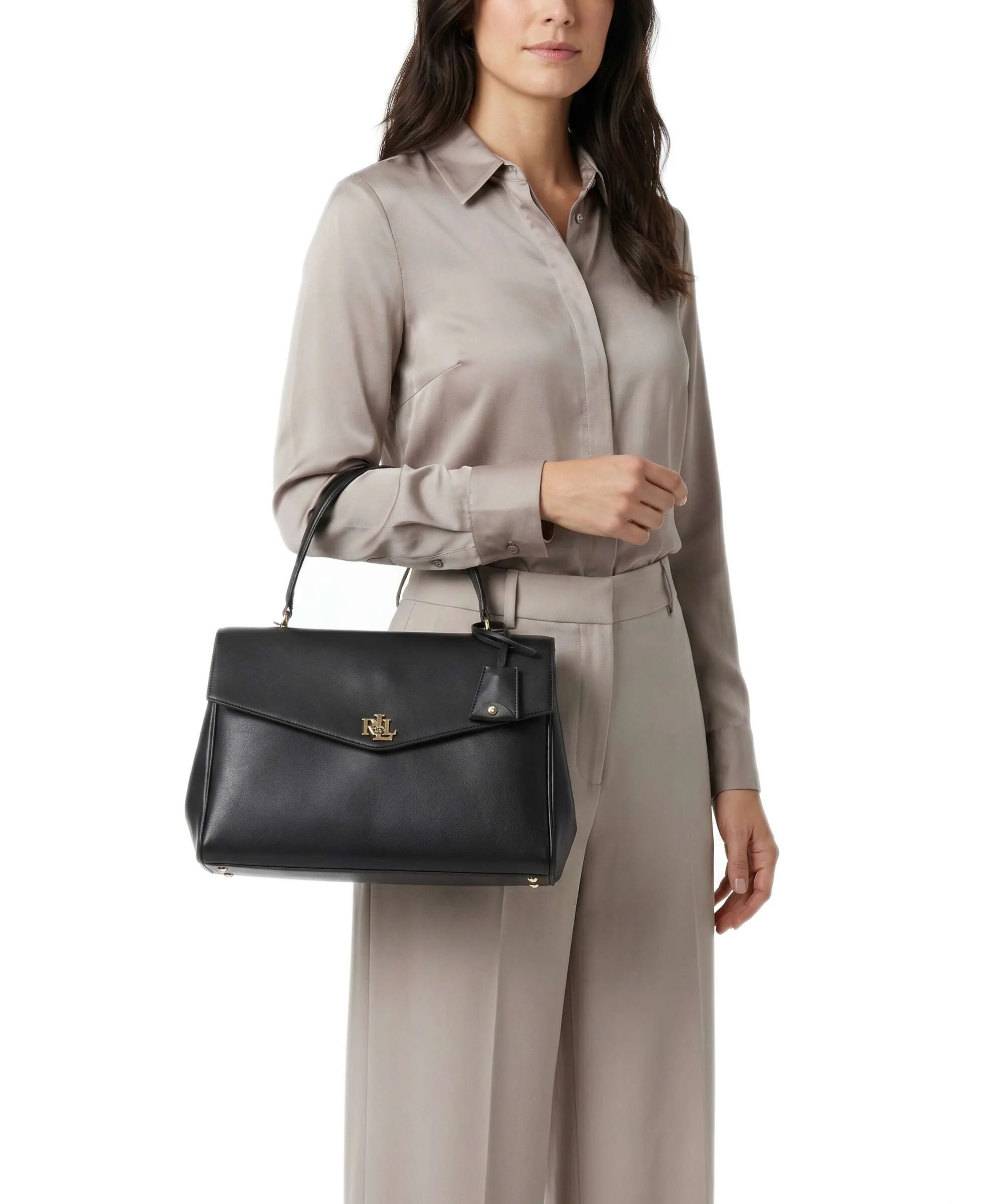 Lauren Ralph Lauren Farrah Medium Torebka black - Image 3