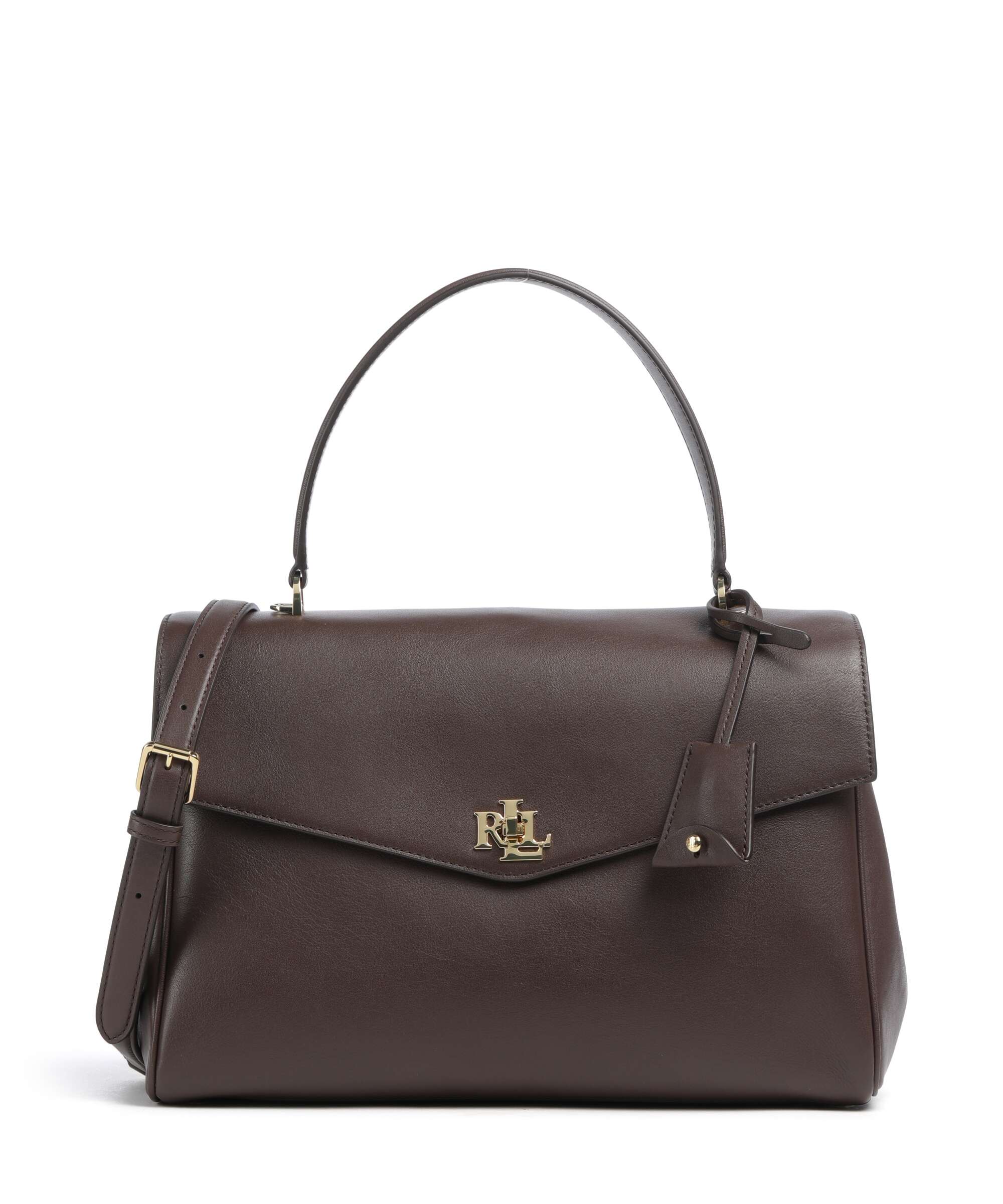 Lauren Ralph Lauren Farrah Medium Torebka chestnut brown