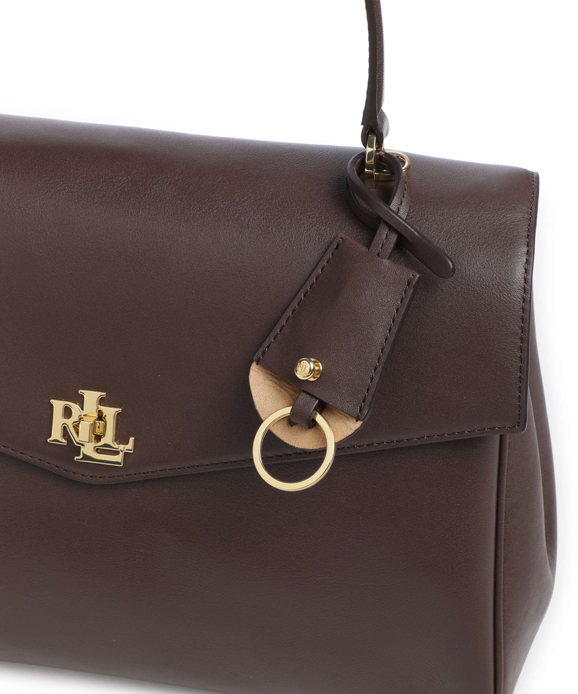 Lauren Ralph Lauren Farrah Medium Torebka chestnut brown - Image 4