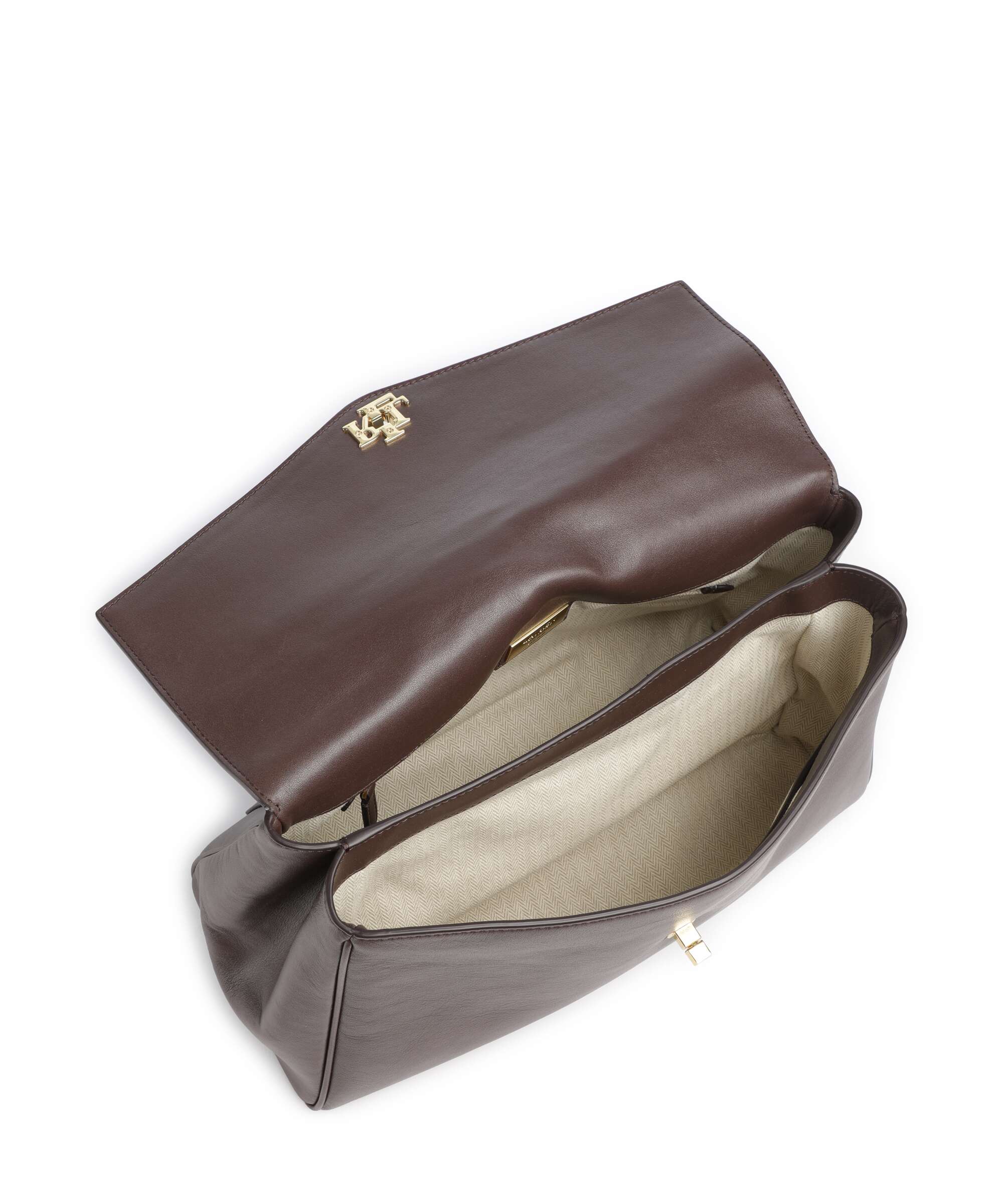 Lauren Ralph Lauren Farrah Medium Torebka chestnut brown - Image 6