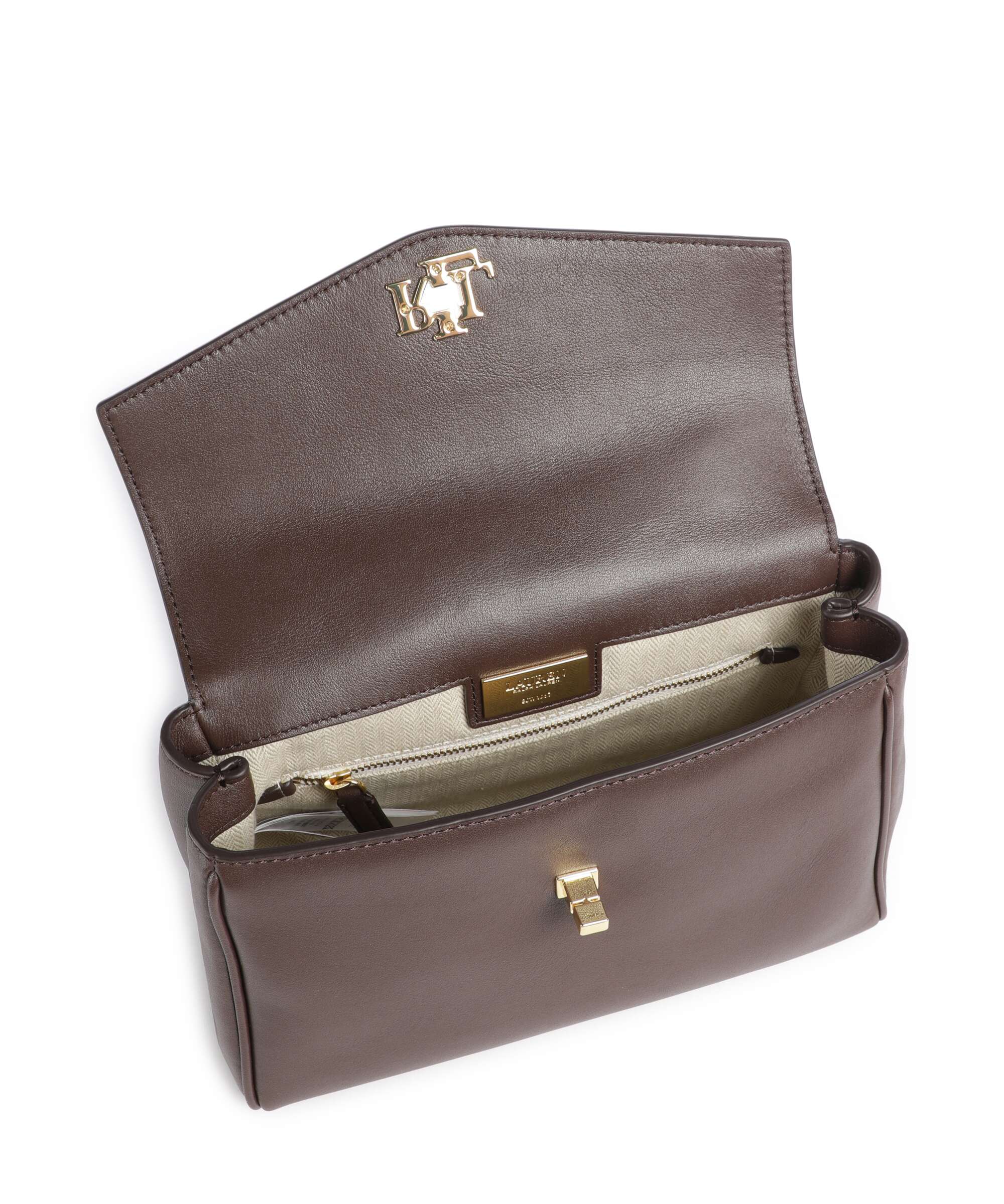 Lauren Ralph Lauren Farrah Small Torebka chestnut brown - Image 5