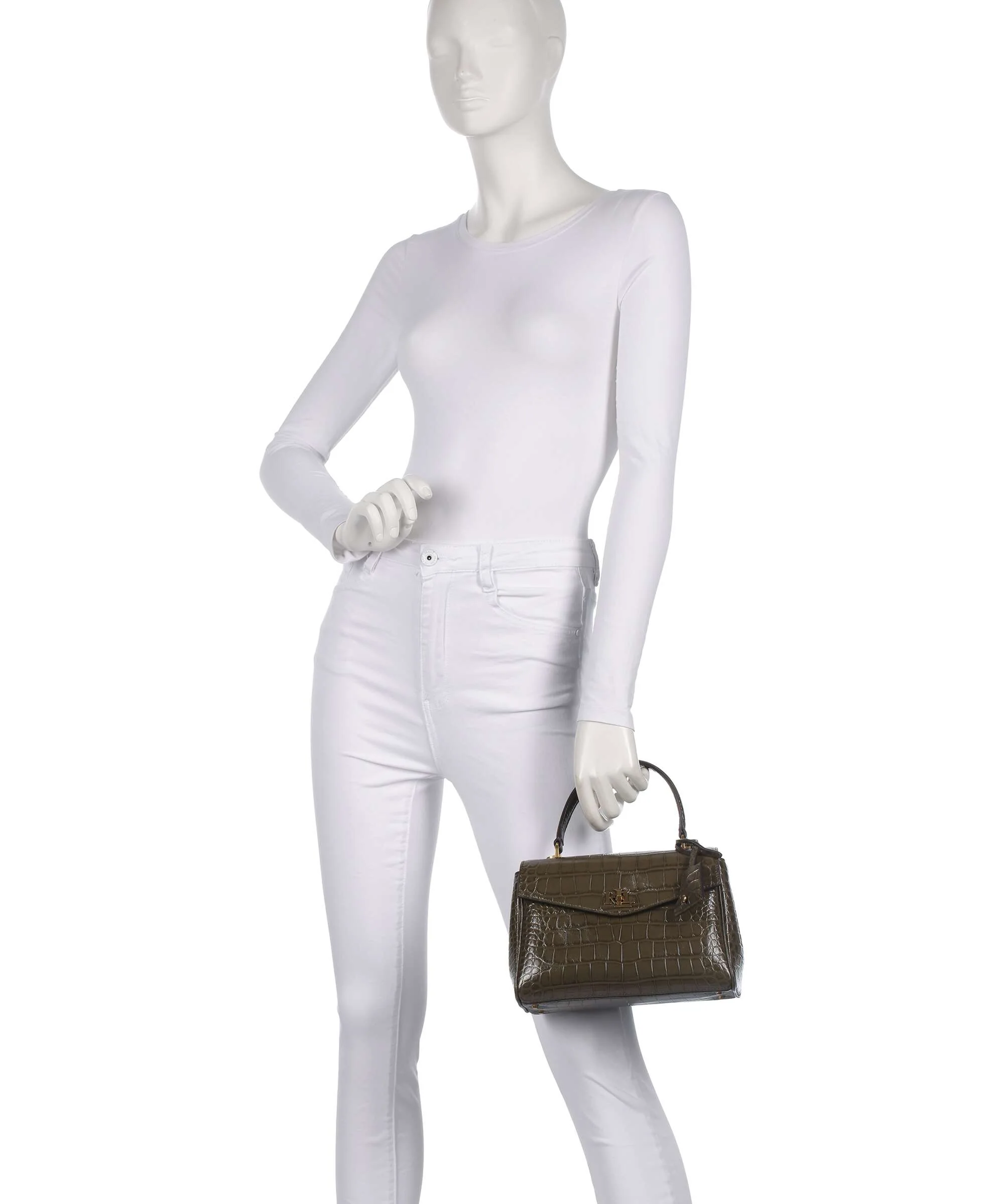 Lauren Ralph Lauren Farrah Small Torebka botanic green - Image 3