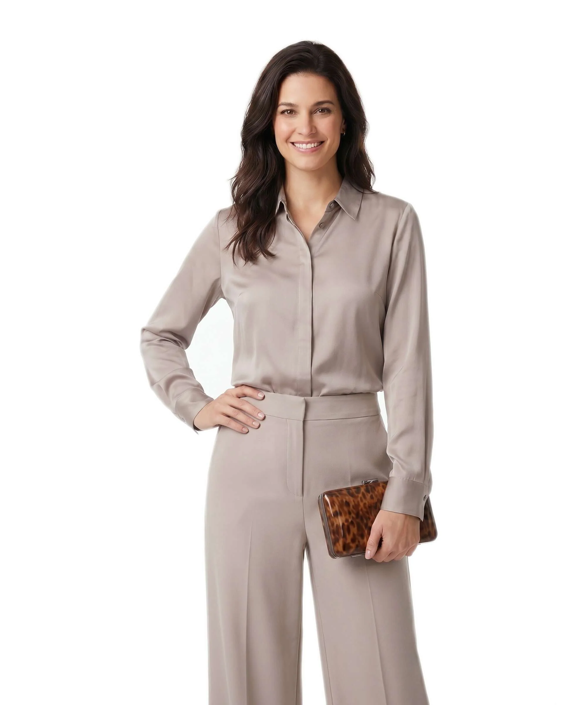 Lauren Ralph Lauren Franki Kopertówka brown multi - Image 3