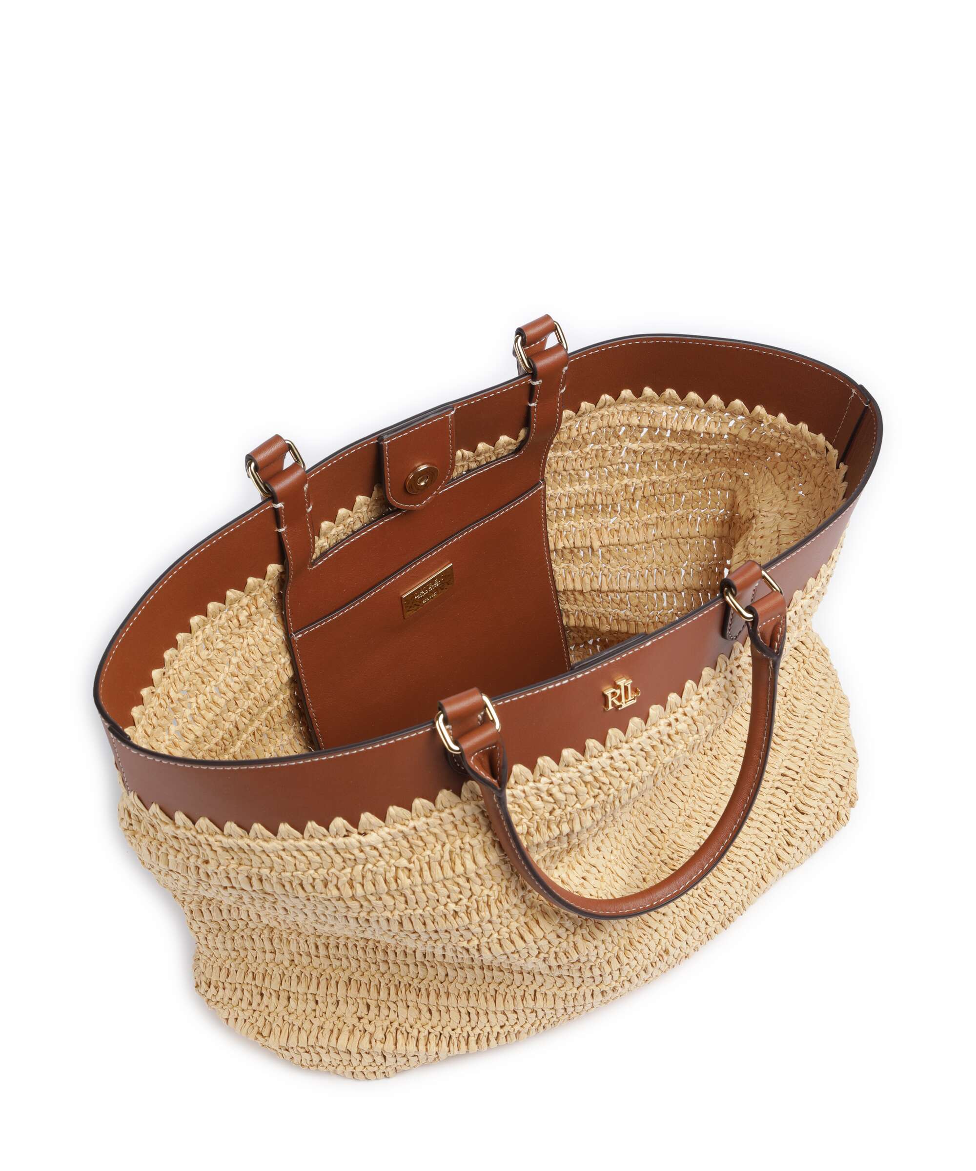Lauren Ralph Lauren Kyla Large Torebka natural/lauren tan - Image 5