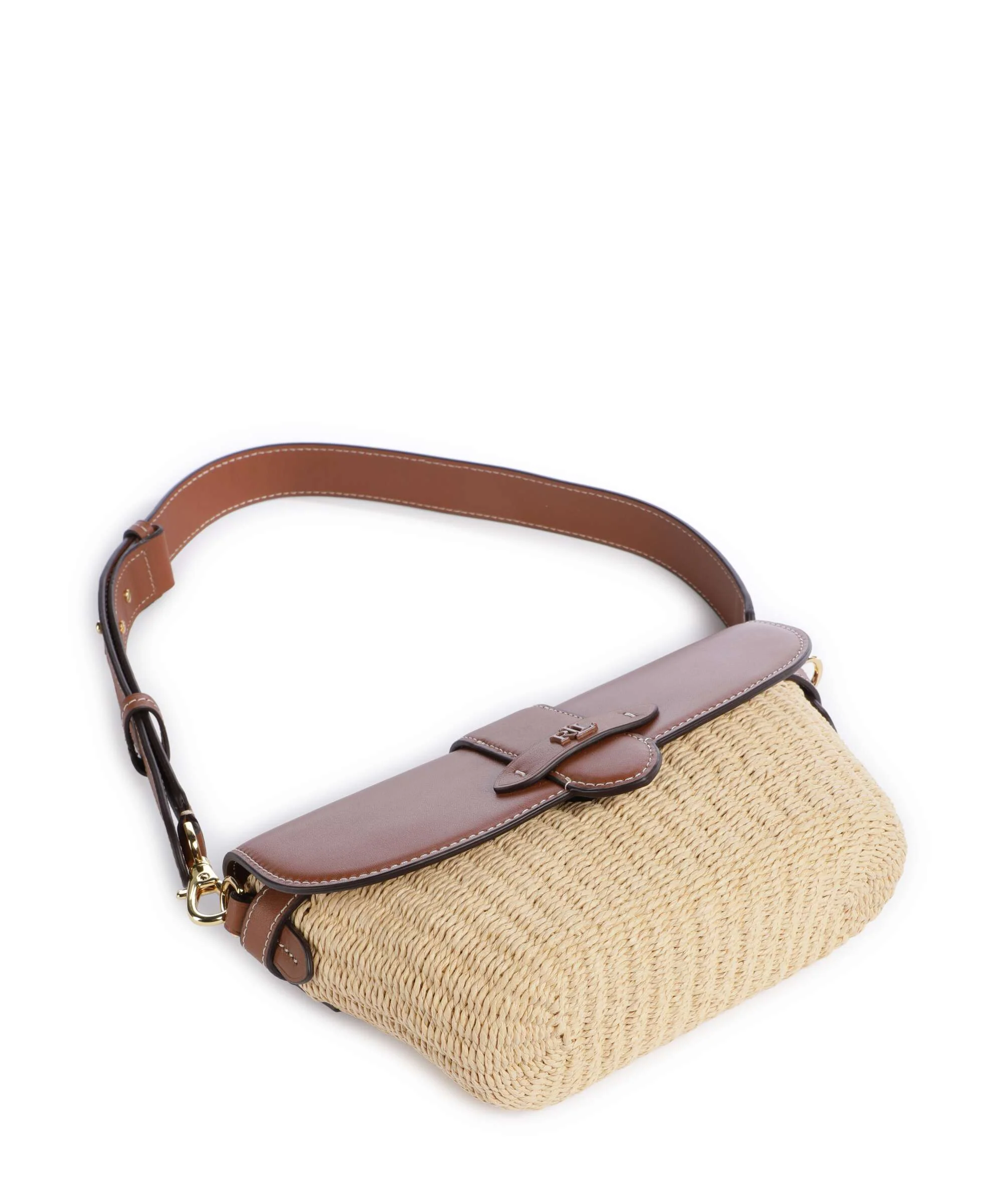 Lauren Ralph Lauren Lynden Small Torba na ramię natural/lauren tan - Image 5
