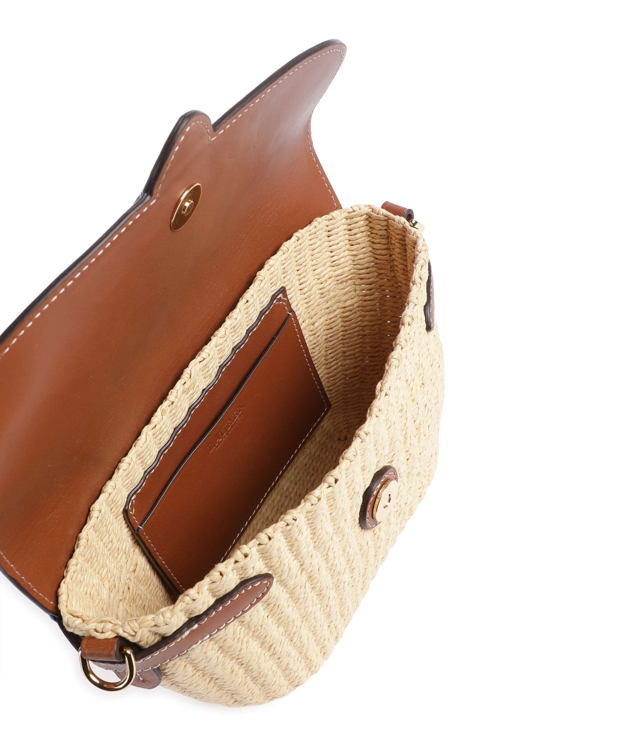 Lauren Ralph Lauren Lynden Small Torba na ramię natural/lauren tan - Image 6