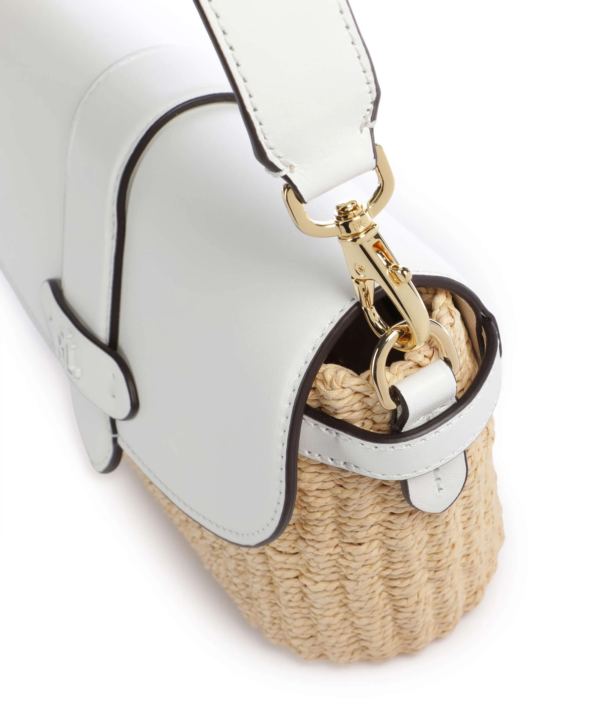 Lauren Ralph Lauren Lynden Small Torba na ramię natural/white - Image 4