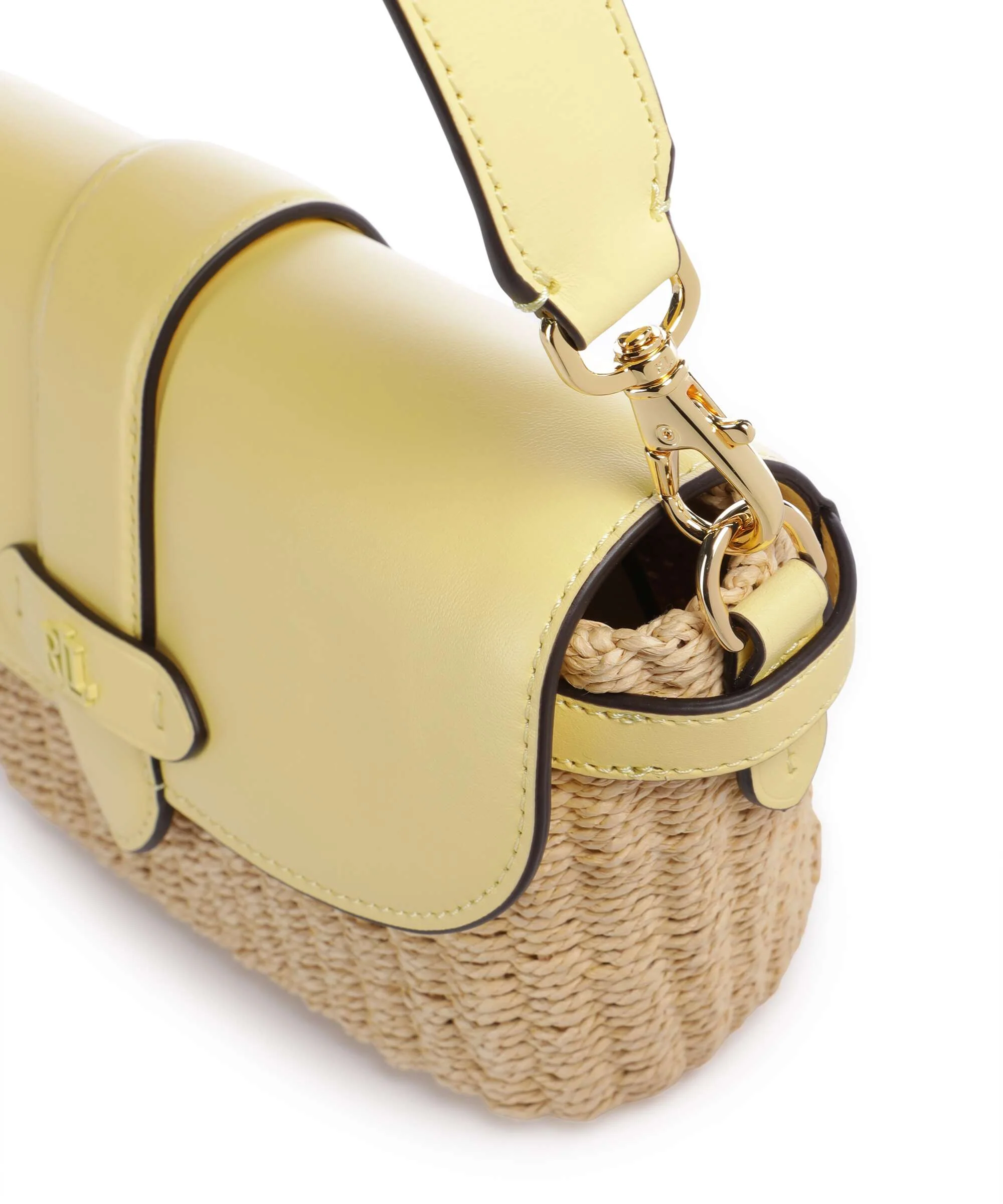 Lauren Ralph Lauren Lynden Small Torba na ramię natural/lemon sorbet - Image 4