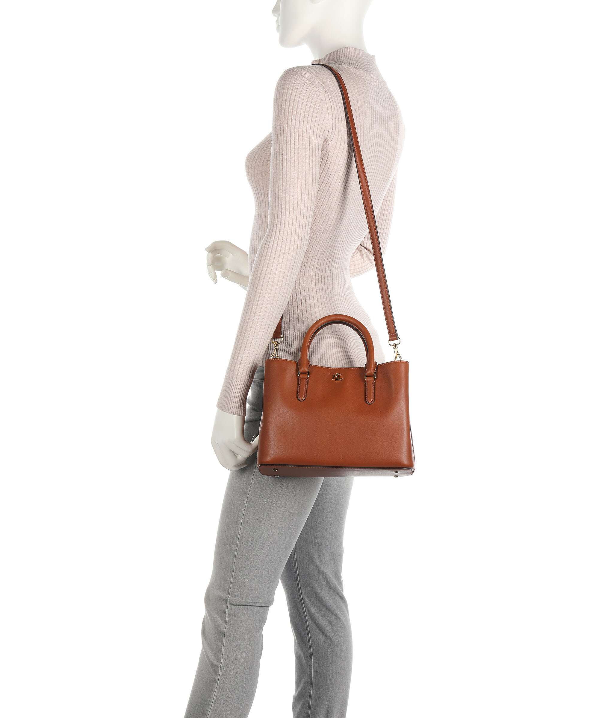 Lauren Ralph Lauren Marcy 26 Torebka lauren tan - Image 3