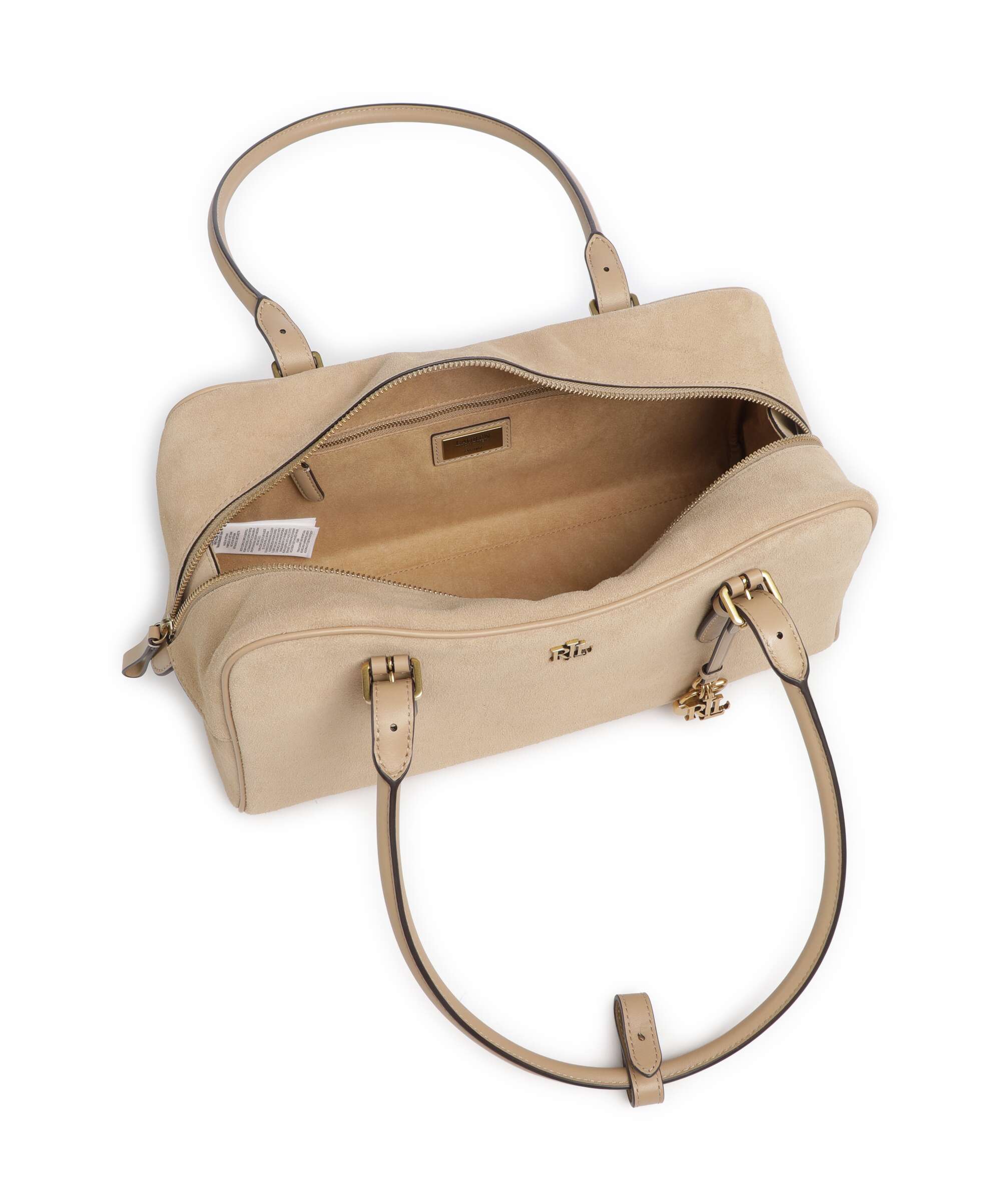 Lauren Ralph Lauren Marcy Large Torba na ramię tan - Image 6
