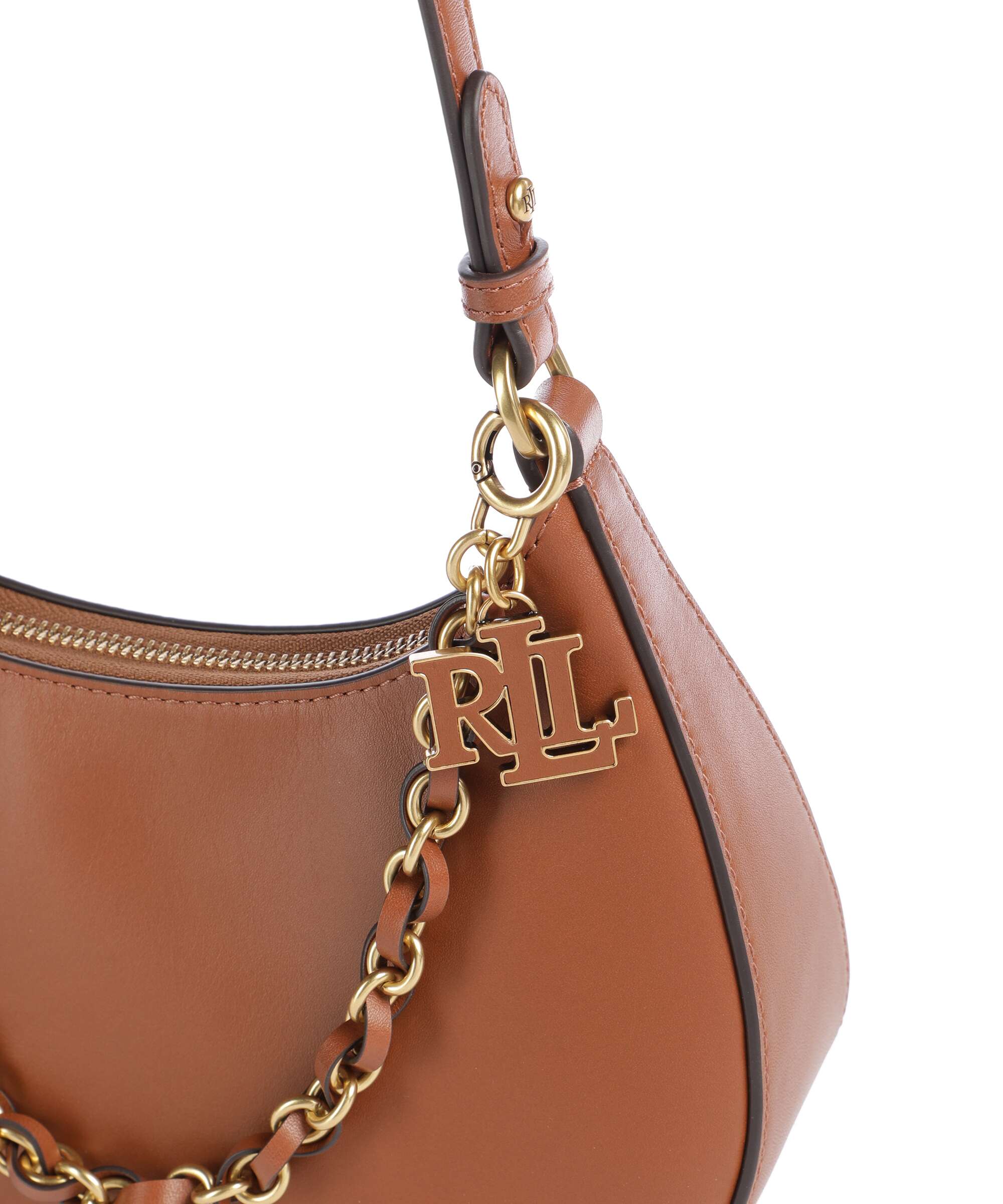 Lauren Ralph Lauren Marcy Medium Torba na ramię lauren tan - Image 4