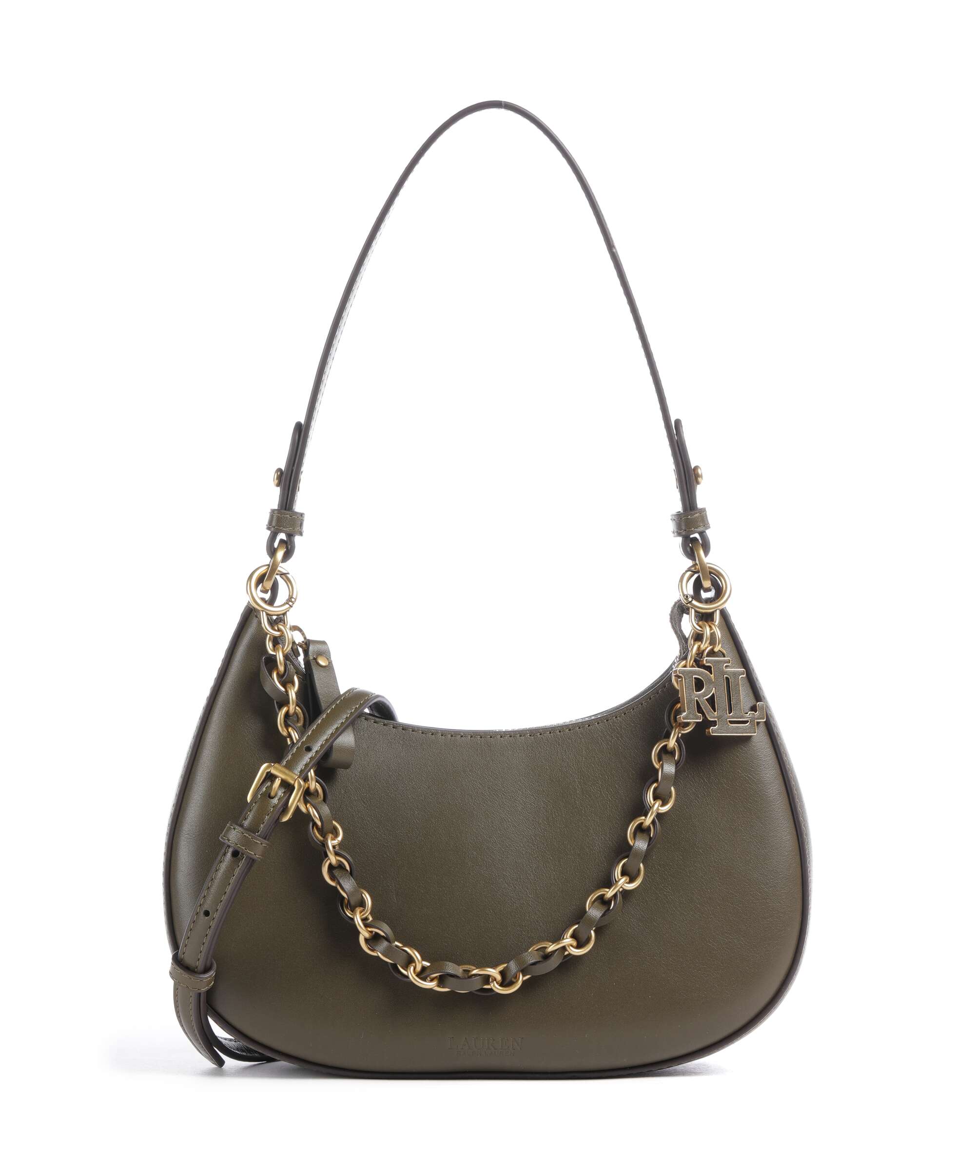 Lauren Ralph Lauren Marcy Medium Torba na ramię botanic green