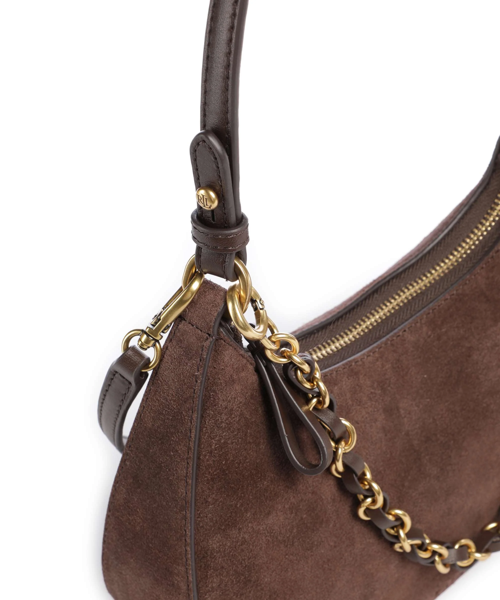 Lauren Ralph Lauren Marcy Medium Torba na ramię chestnut brown - Image 5
