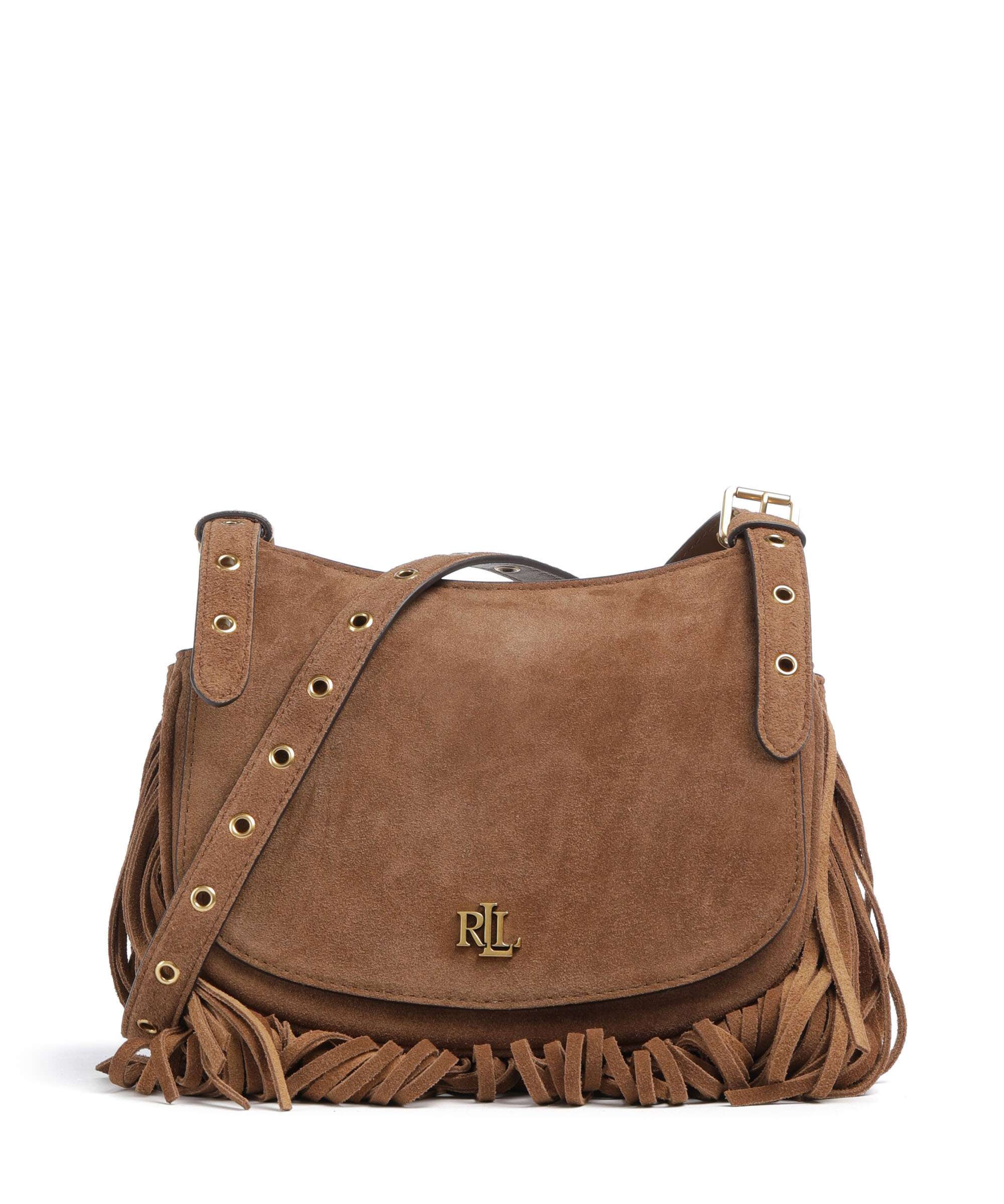 Lauren Ralph Lauren Marcy Medium Torba przez ramię light tobacco