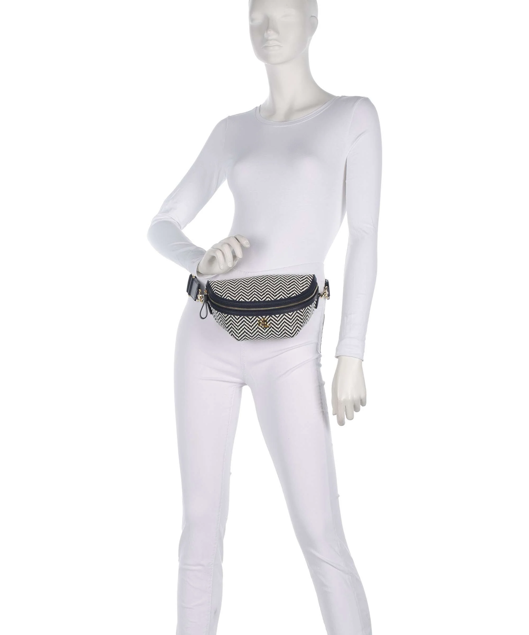 Lauren Ralph Lauren Marcy Saszetka nerka refined navy/soft white - Image 3